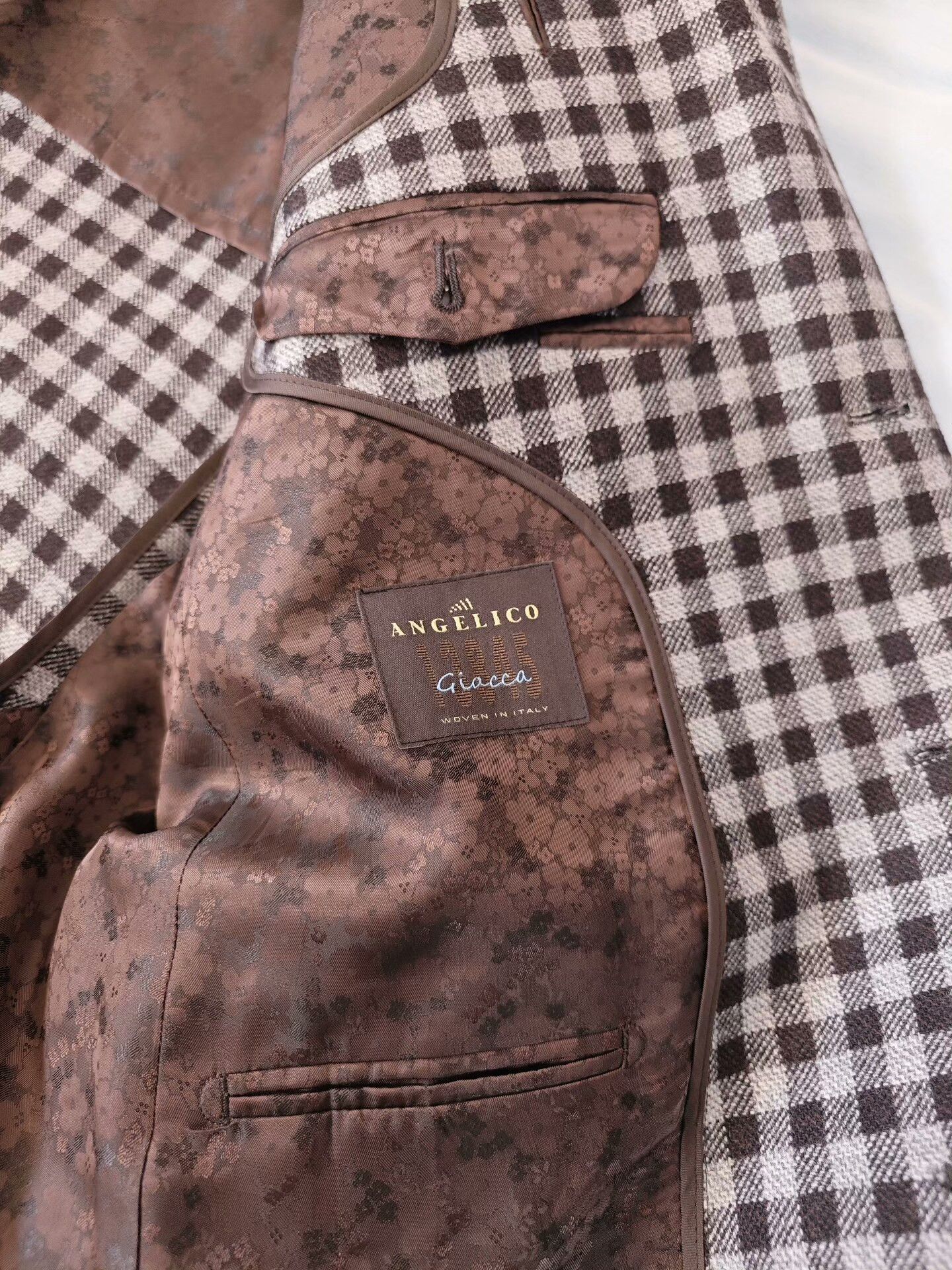 Japanese Brand Customized Italian Wool Blend Suit Jacket Size US L / EU 52-54 / 3 - 7 Thumbnail