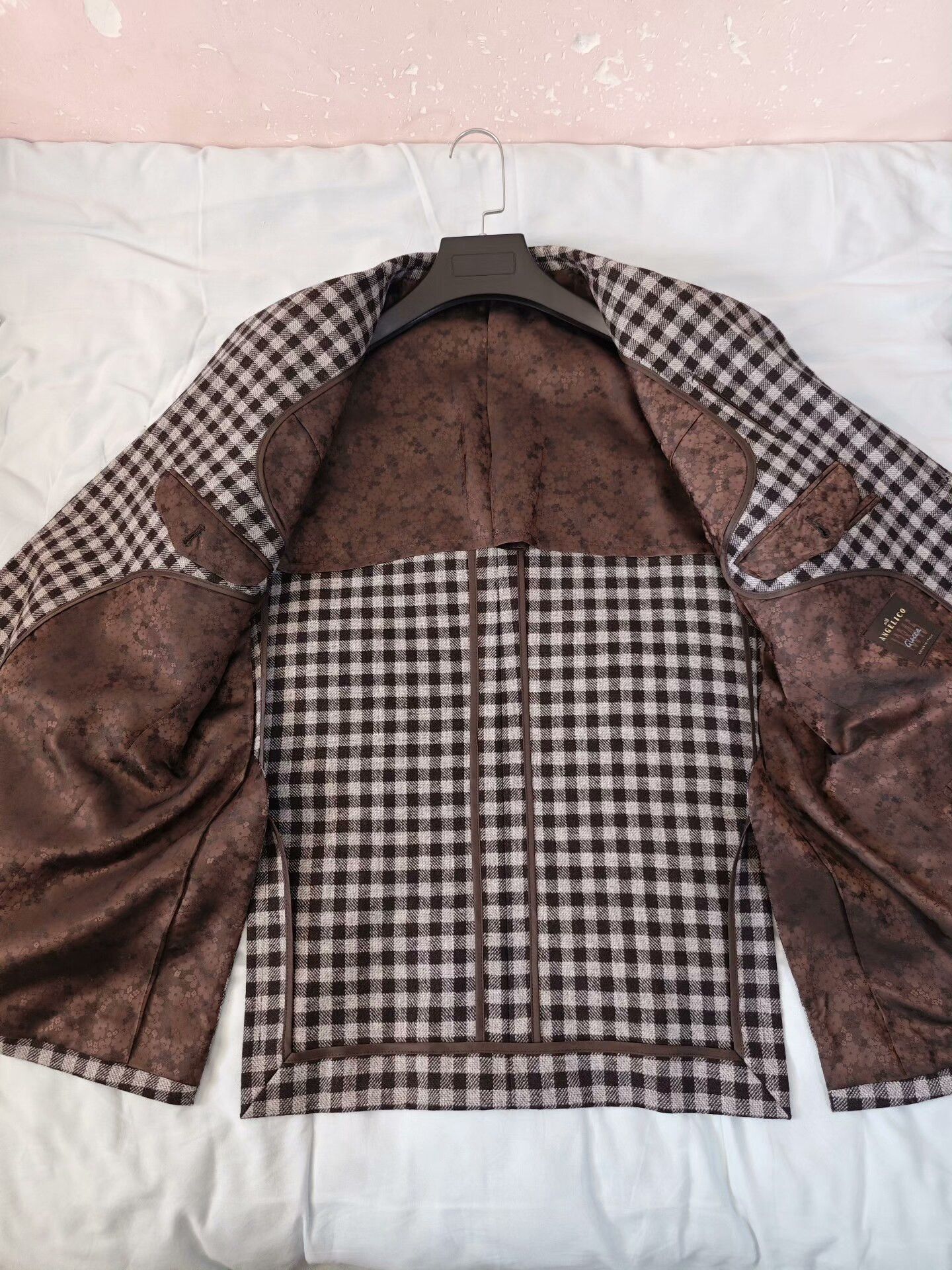 Japanese Brand Customized Italian Wool Blend Suit Jacket Size US L / EU 52-54 / 3 - 6 Thumbnail