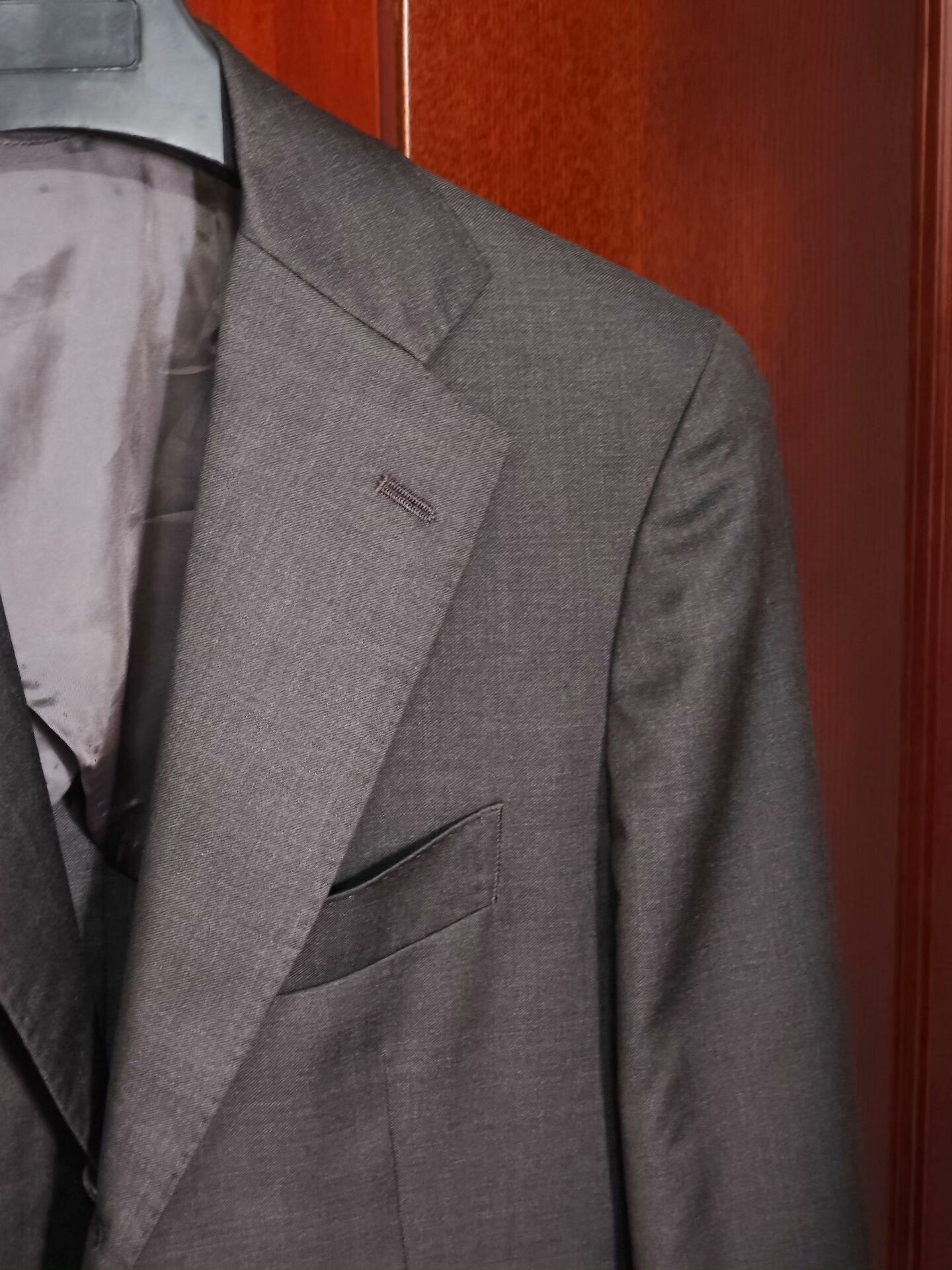 Japanese Brand Italian Wool Semi-Canvas Custom Suit Size US S / EU 44-46 / 1 - 2 Thumbnail