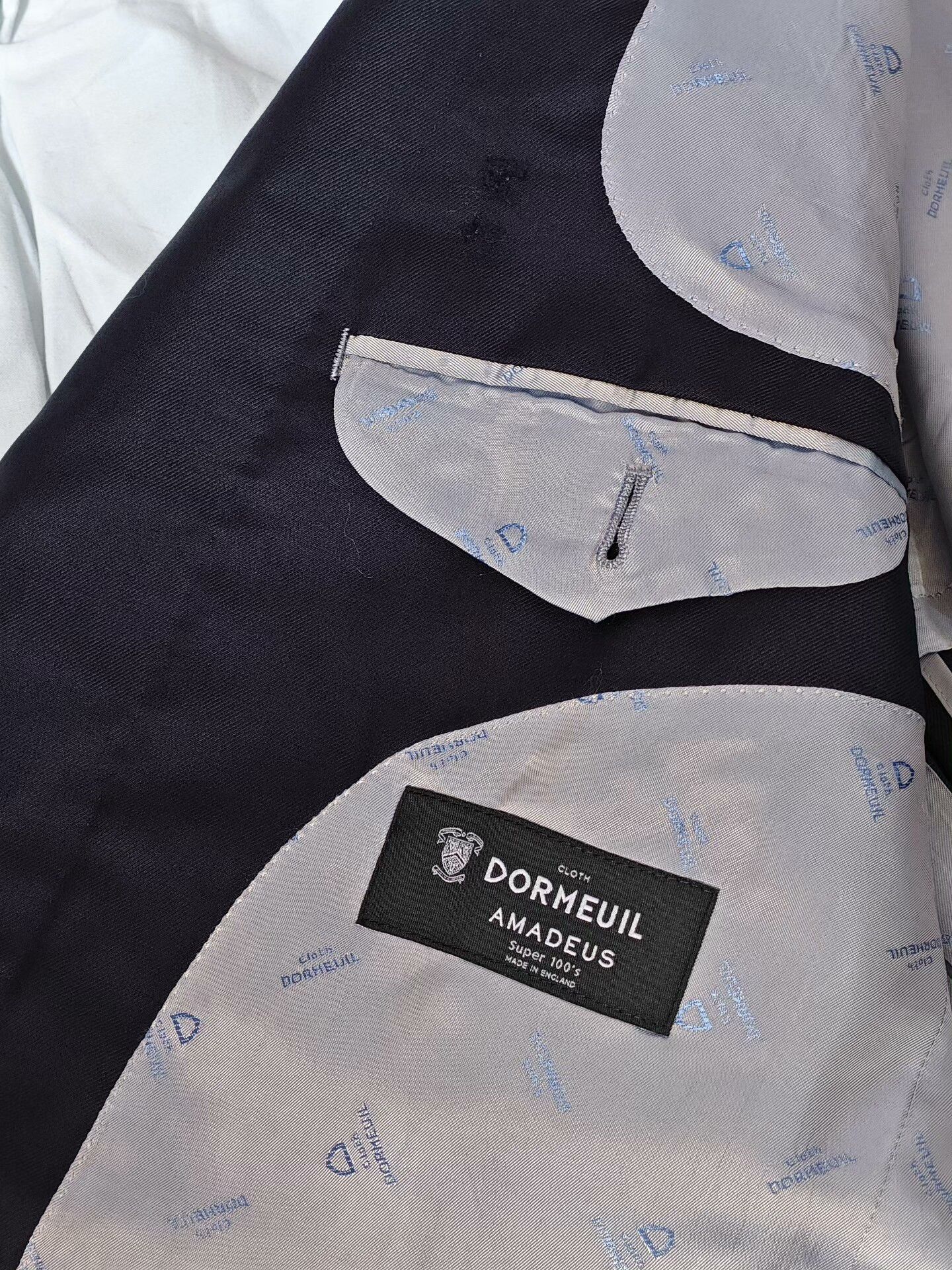 Japanese Brand Dormeuil Wool Custom Tailored Suit Size US XL / EU 56 / 4 - 7 Thumbnail