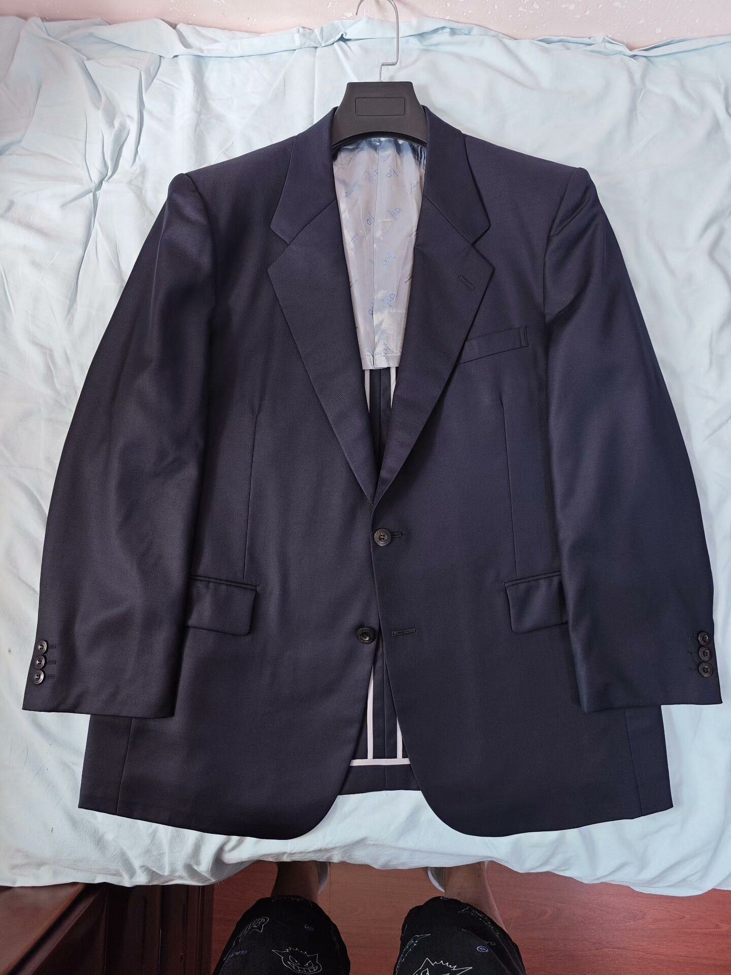 Japanese Brand Dormeuil Wool Custom Tailored Suit Size US XL / EU 56 / 4 - 5 Thumbnail