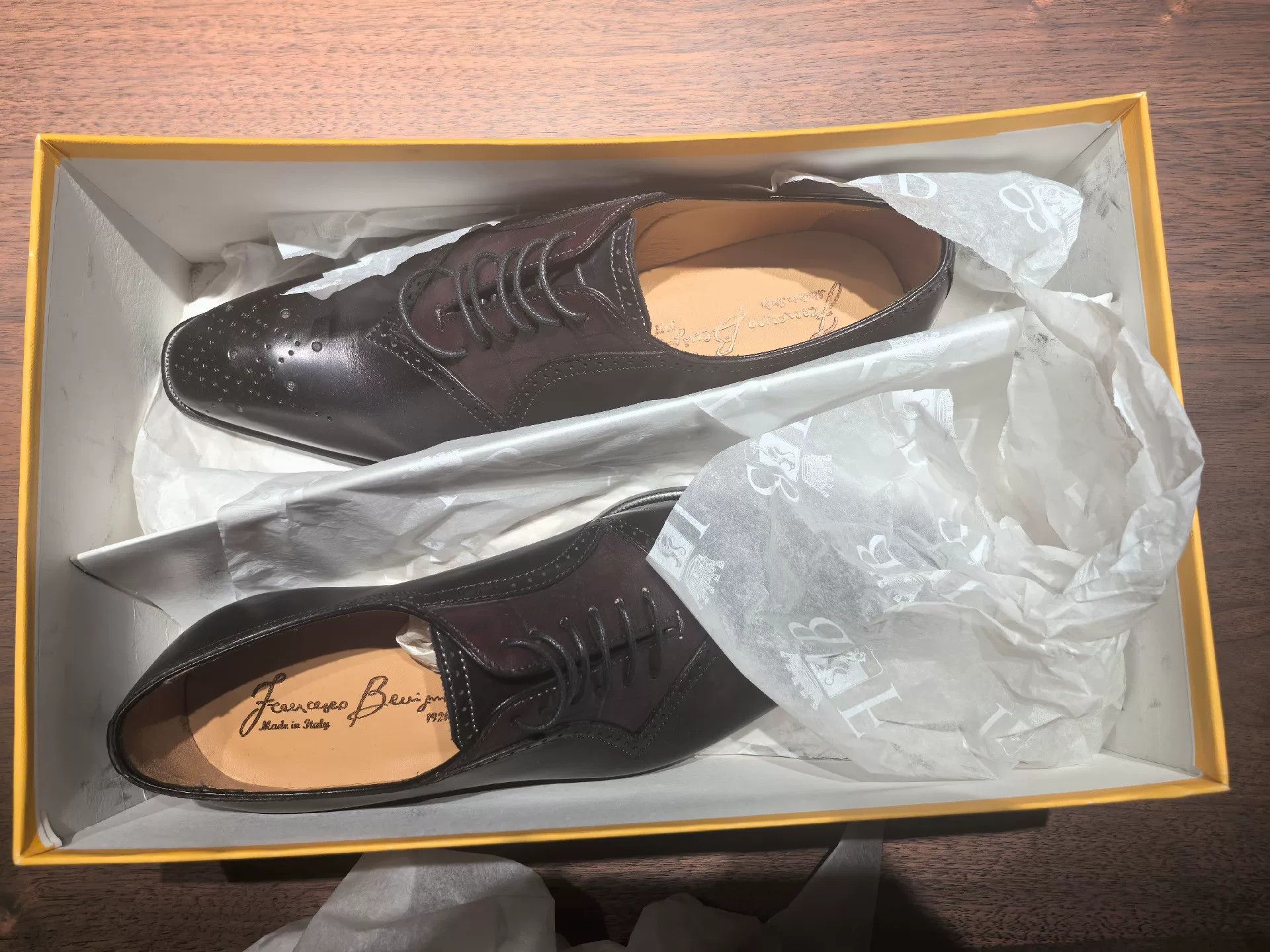 Japanese Brand Elegant Handmade Italian Leather Shoes Size US 6 / EU 39 - 6 Thumbnail