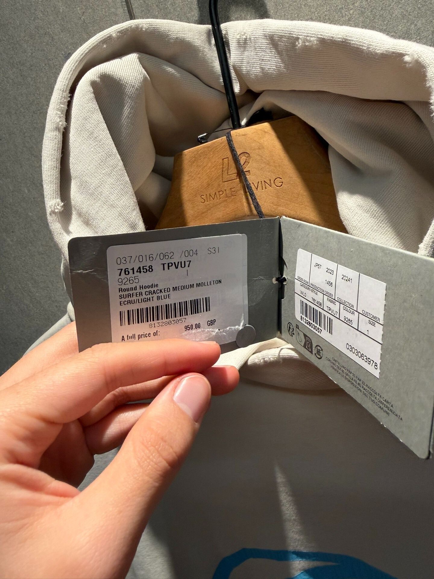 Balenciaga Balenciaga Surfer Cracked Hoodie Round Size US L / EU 52-54 / 3 - 4 Thumbnail