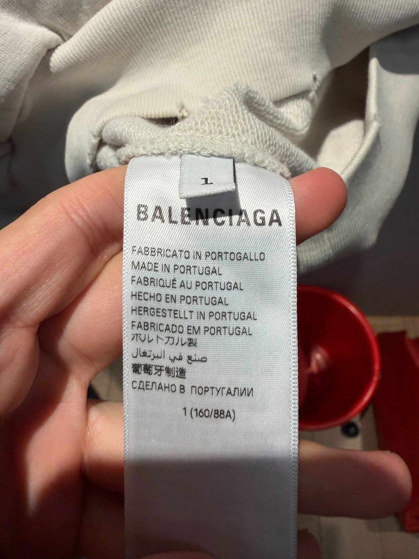 Balenciaga Balenciaga Surfer Cracked Hoodie Round Size US L / EU 52-54 / 3 - 7 Thumbnail