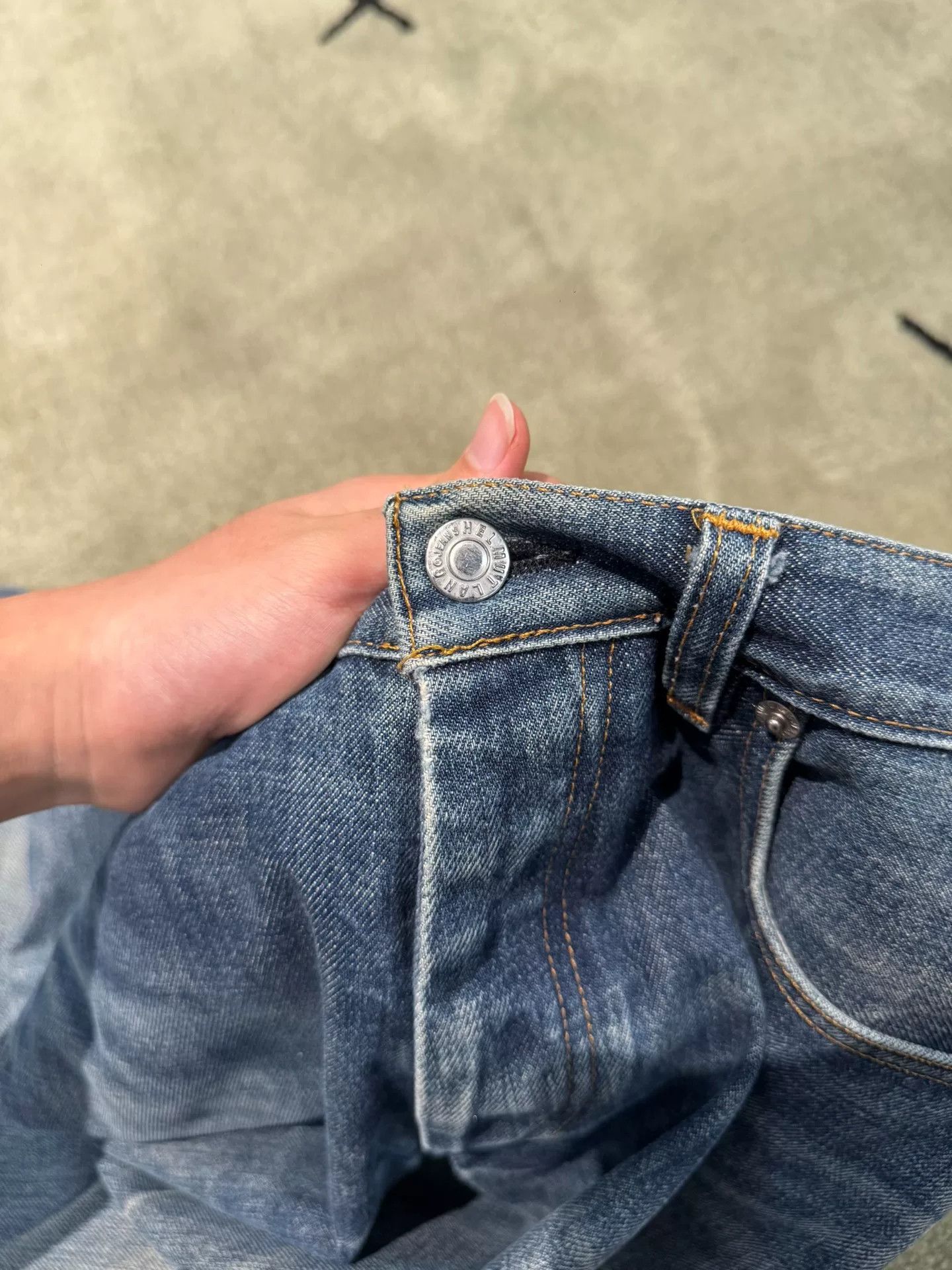 Helmut Lang Helmut Lang Washed Denim Pants Size US 39 - 5 Thumbnail