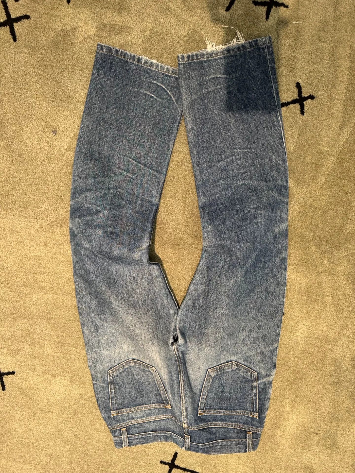 Helmut Lang Helmut Lang Washed Denim Pants Size US 39 - 2 Thumbnail