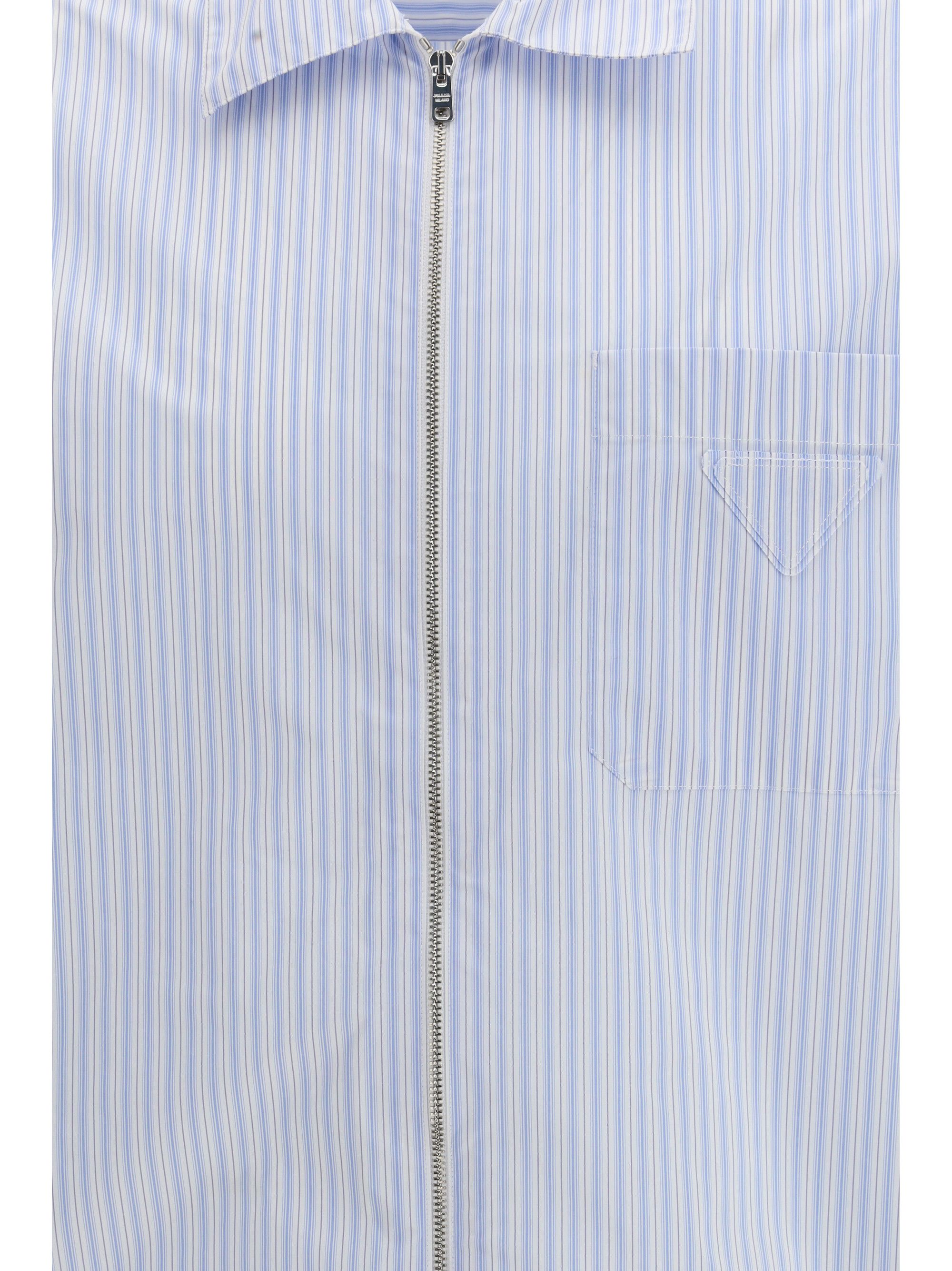Prada Striped re-nylon Shirt Size US L / EU 52-54 / 3 - 3 Thumbnail