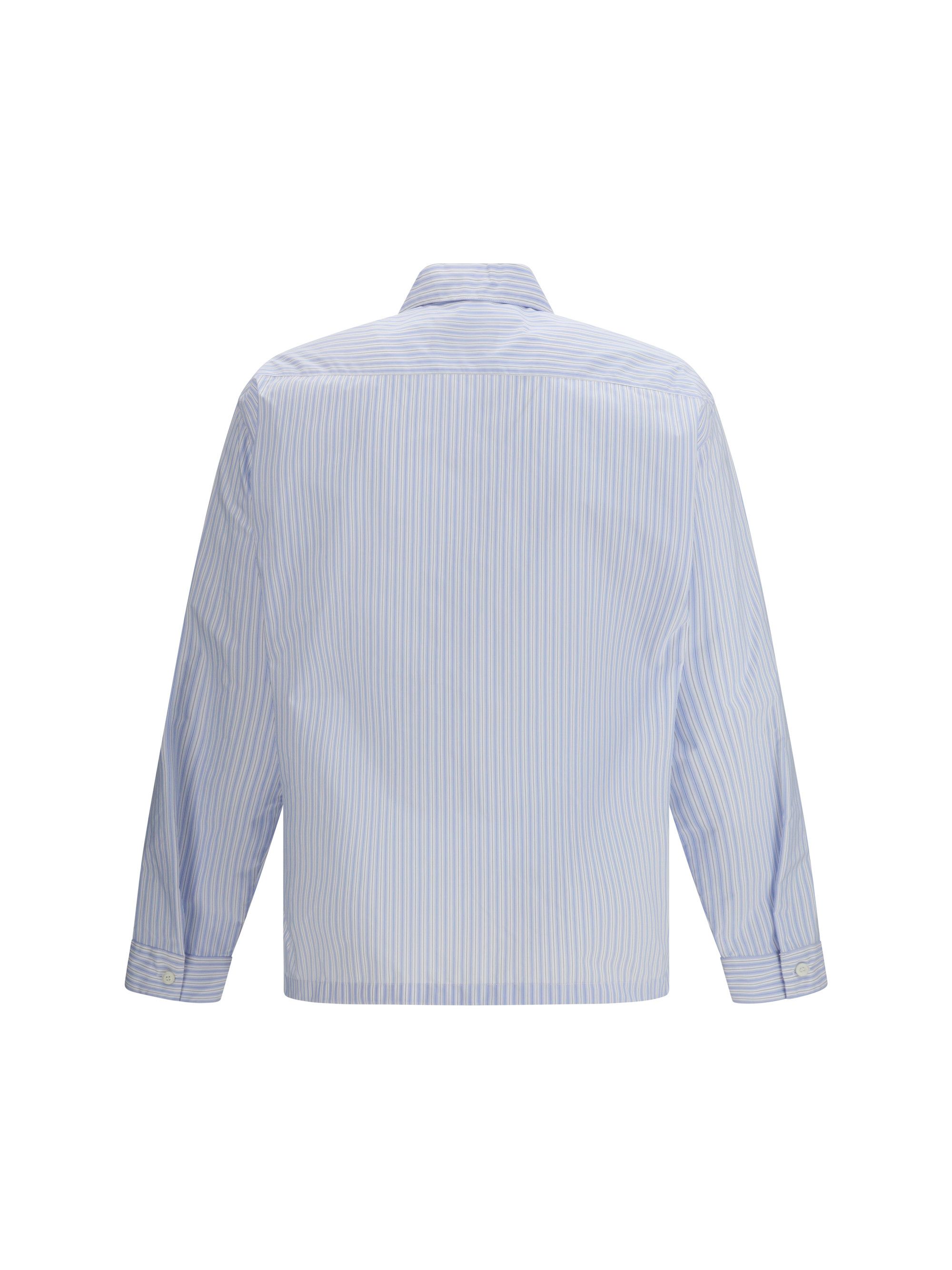 Prada Striped re-nylon Shirt Size US M / EU 48-50 / 2 - 2 Thumbnail