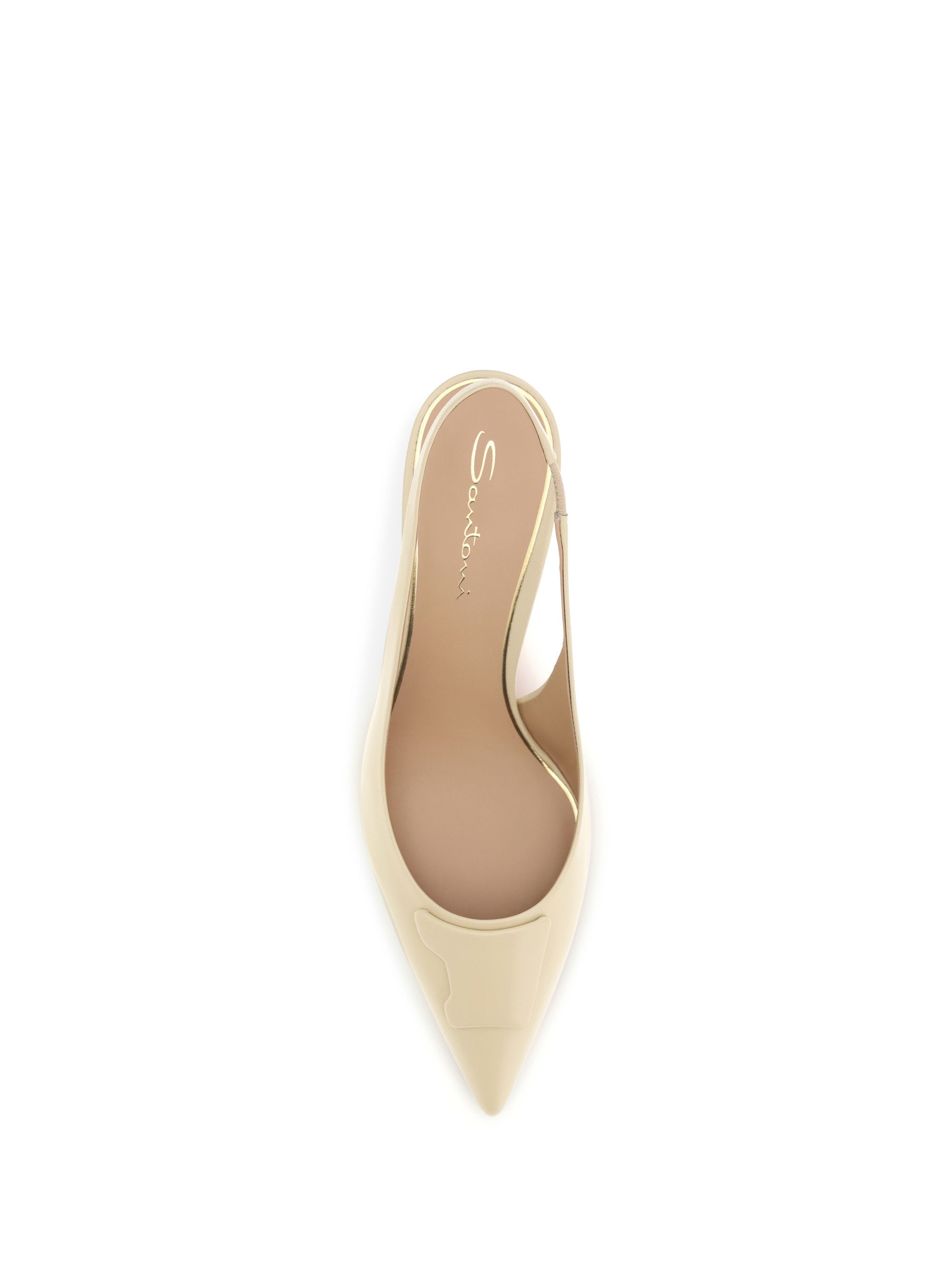 Santoni Taylor slingback Pumps Size US 8.5 / IT 38.5 - 4 Thumbnail
