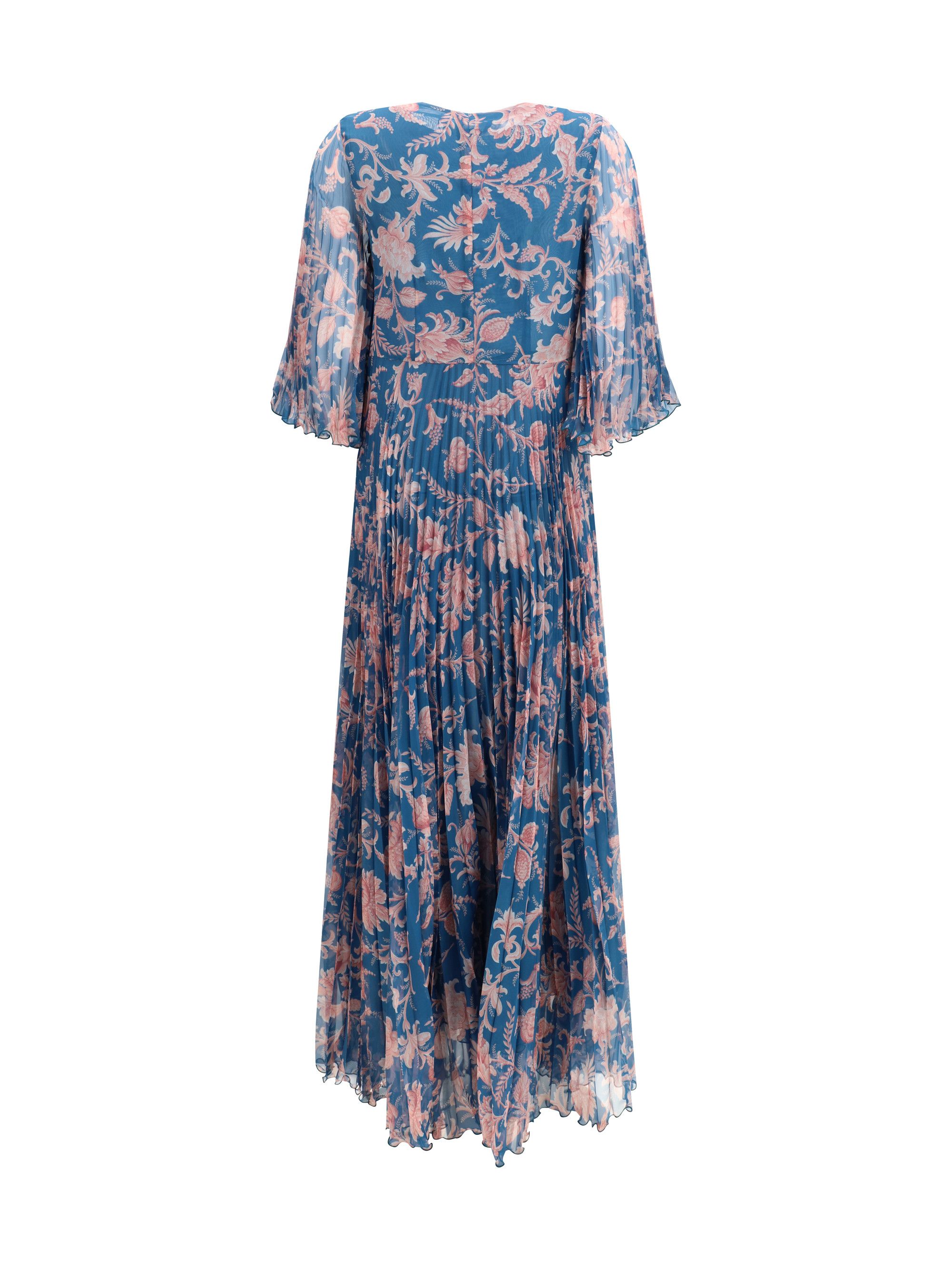 Etro Maxi pleated Dress with flared sleeves Size M / US 6-8 / IT 42-44 - 2 Thumbnail