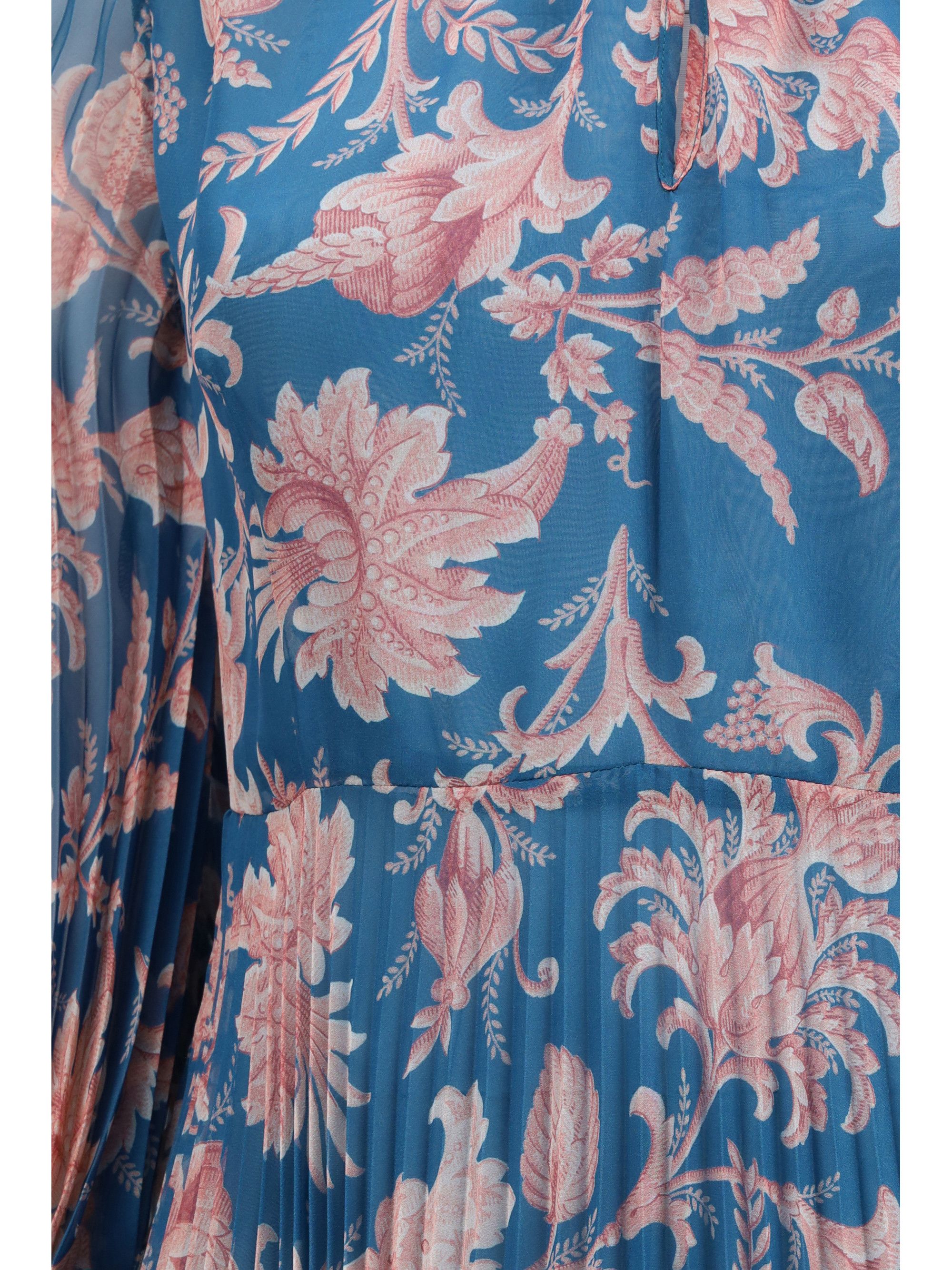Etro Maxi pleated Dress with flared sleeves Size M / US 6-8 / IT 42-44 - 3 Thumbnail