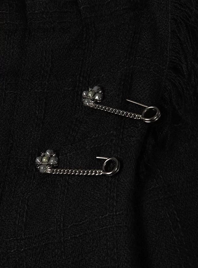 Chanel CHANEL Sleeveless Wool Coat with Brooch Size XS / US 0-2 / IT 36-38 - 5 Thumbnail