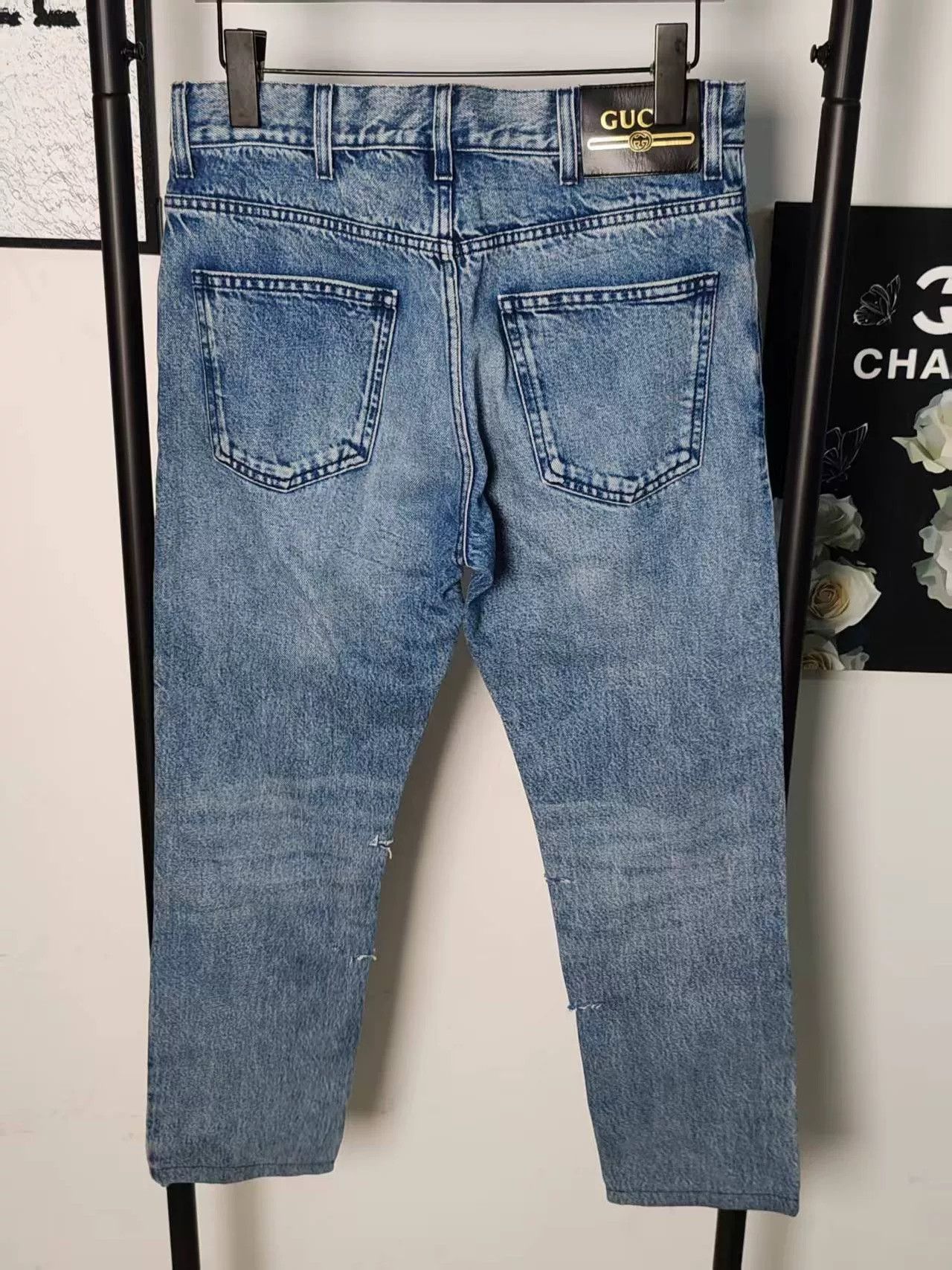Gucci Authentic Gucci Distressed Denim Jeans Size US 30 / EU 46 - 2 Thumbnail