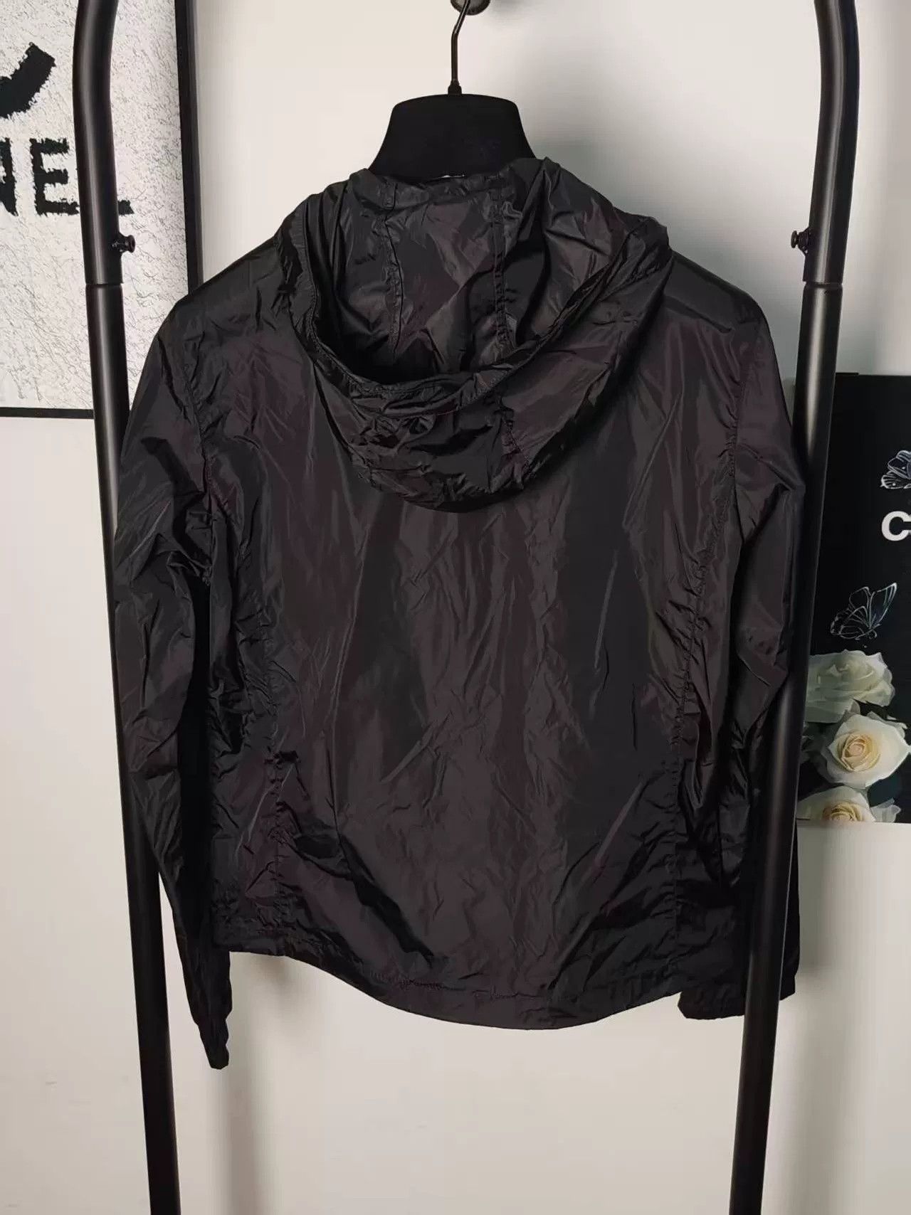 Prada Prada Nylon Jacket with Metal Triangle Logo Size US M / EU 48-50 / 2 - 2 Thumbnail