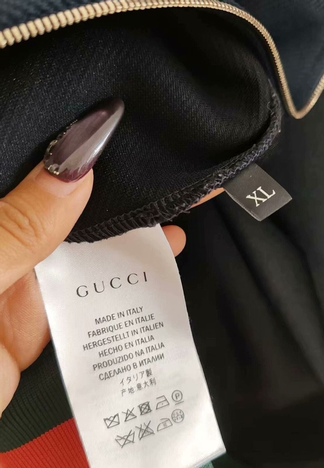 Gucci Gucci Striped Zip Jacket in Great Condition Size US M / EU 48-50 / 2 - 3 Thumbnail