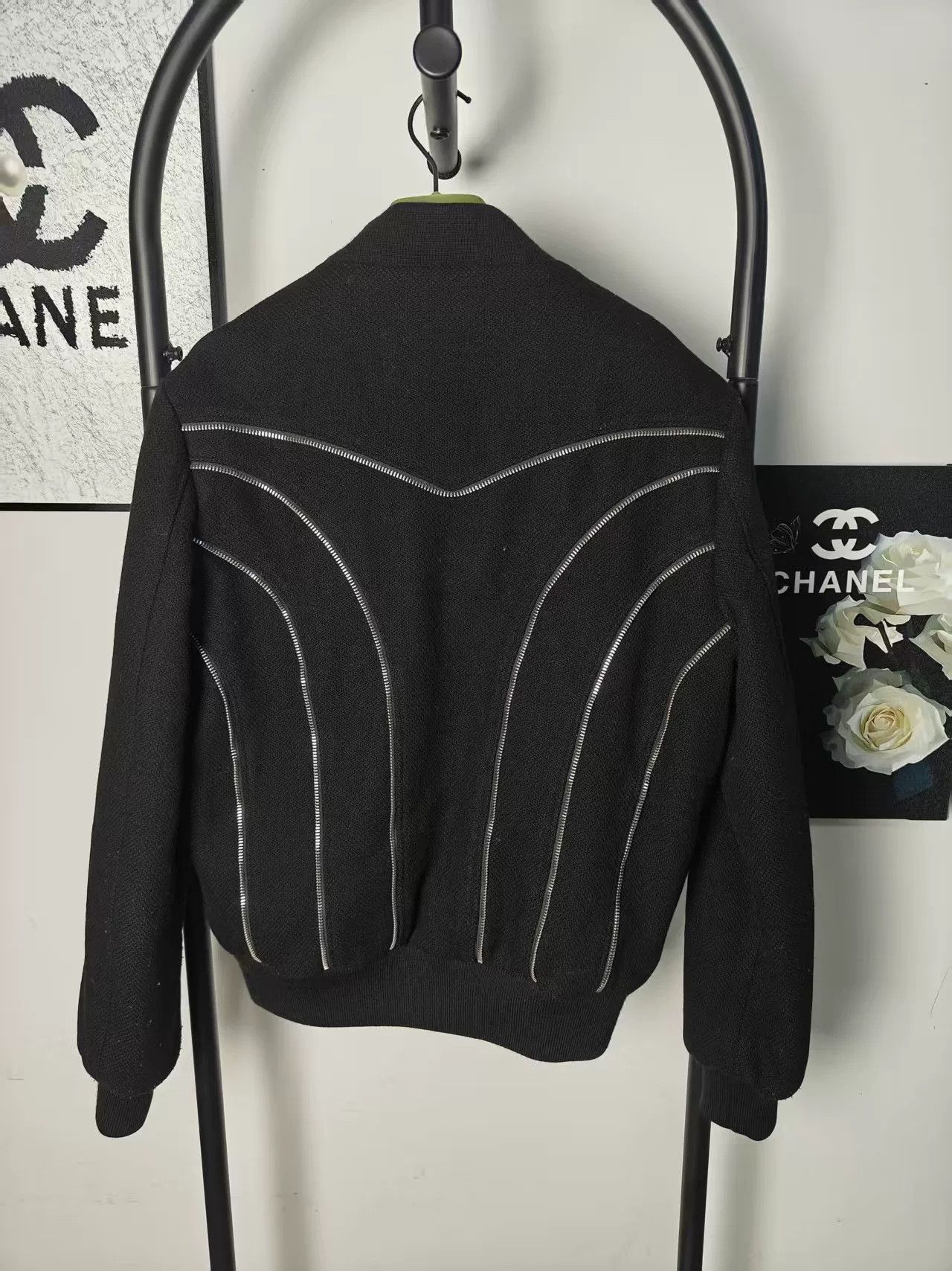 Saint Laurent Paris Saint Laurent Black Zip Jacket Size US M / EU 48-50 / 2 - 2 Thumbnail