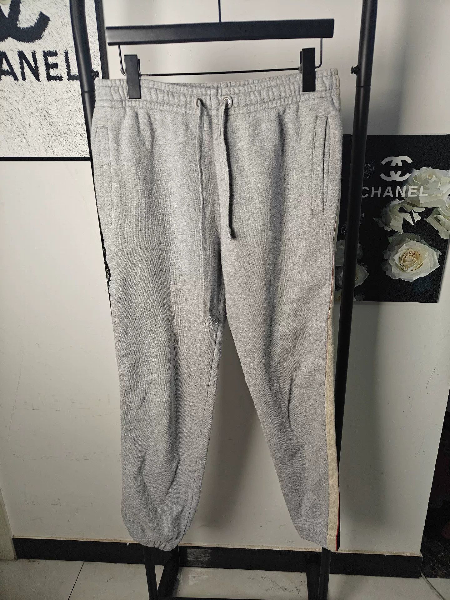 Gucci Gucci Striped Sweatpants with Embroidery Size US 36 / EU 52 - 2 Thumbnail
