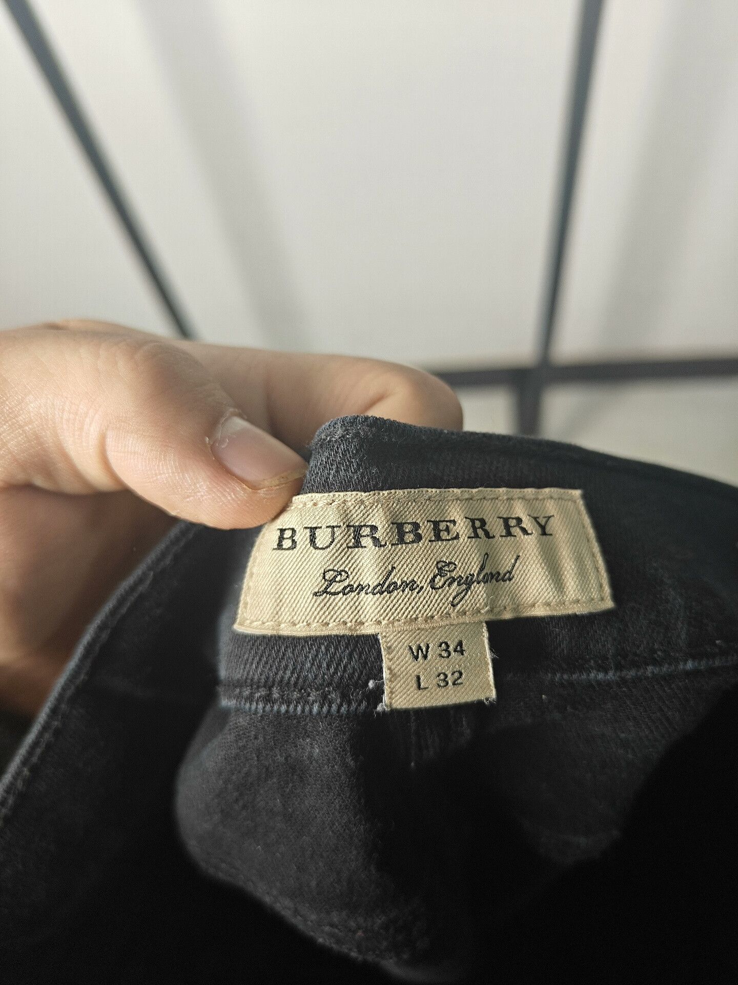 Burberry Burberry Black Denim Jeans for Sale Size US 32 / EU 48 - 3 Thumbnail