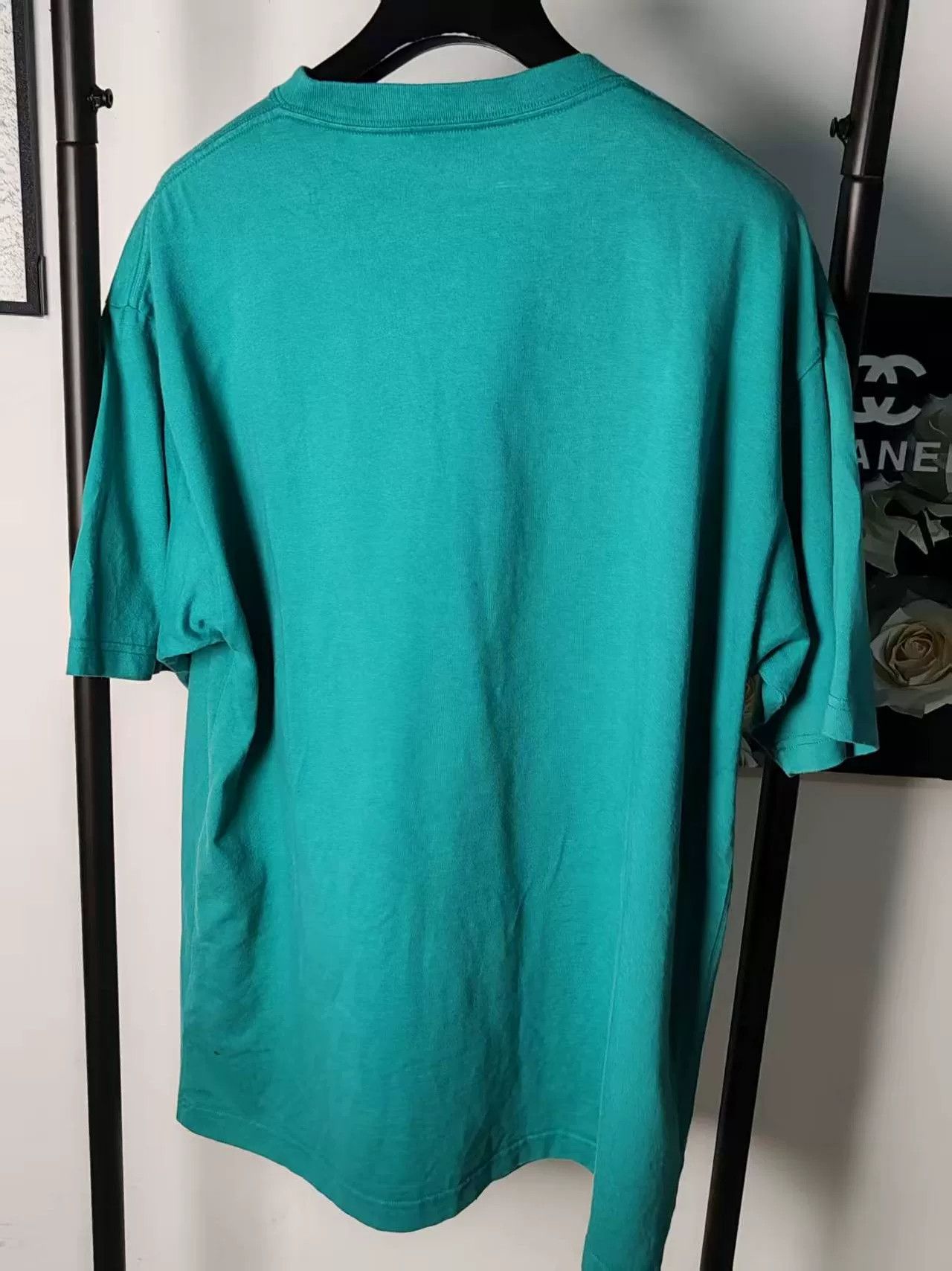 Balenciaga Balenciaga Logo Short Sleeve Tee Size US M / EU 48-50 / 2 - 2 Thumbnail