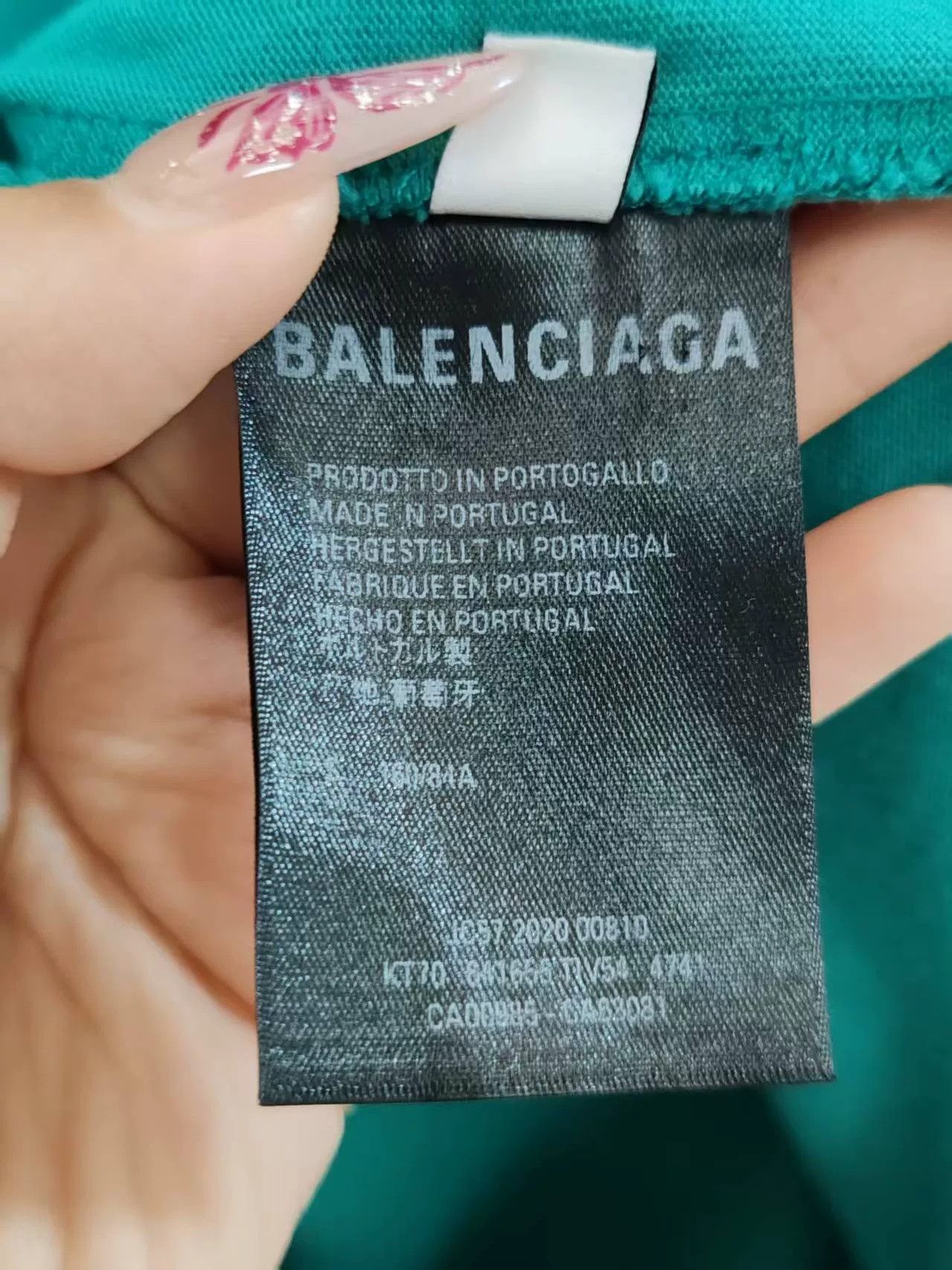 Balenciaga Balenciaga Logo Short Sleeve Tee Size US M / EU 48-50 / 2 - 5 Thumbnail
