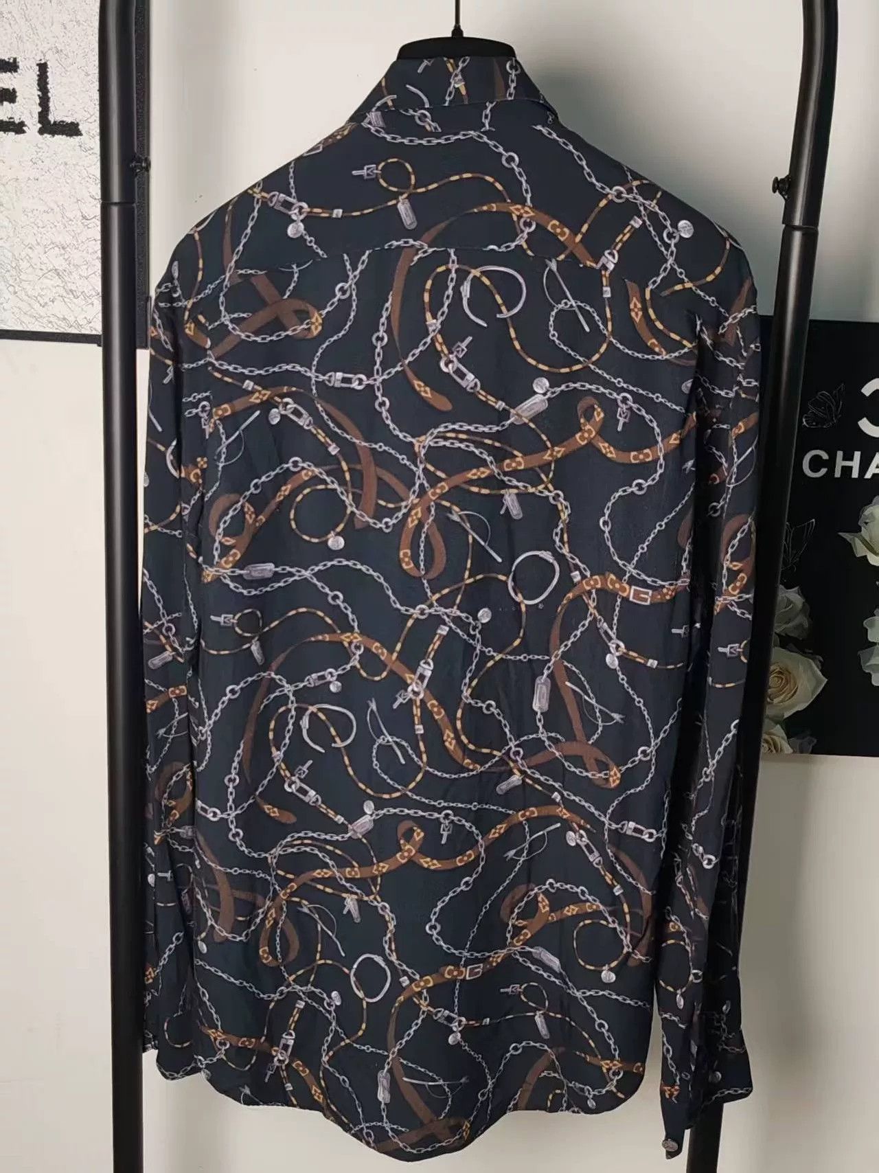 Louis Vuitton Authentic LV Chain Shirt in Blue Size US M / EU 48-50 / 2 - 2 Thumbnail