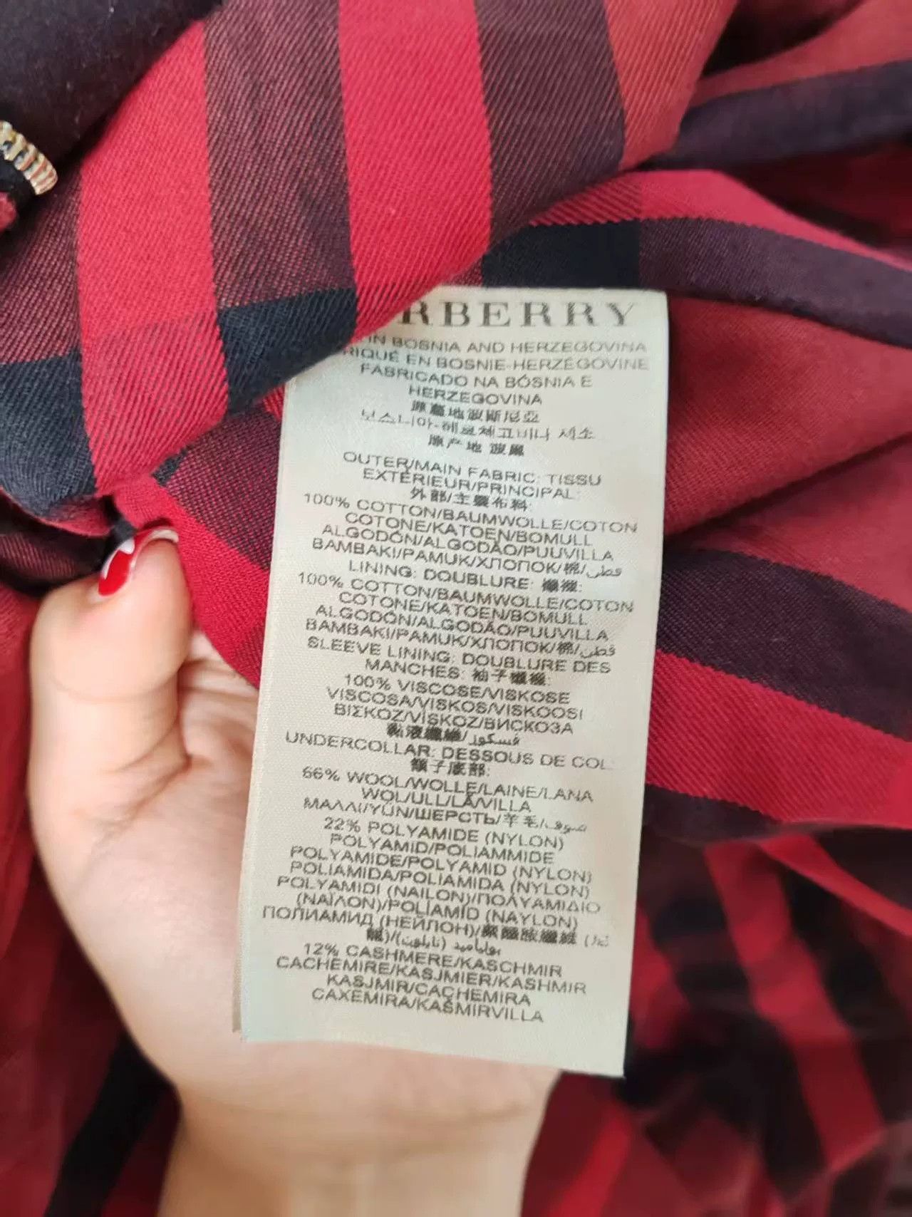 Burberry Burberry Coat Genuine Outerwear Size US M / EU 48-50 / 2 - 4 Thumbnail