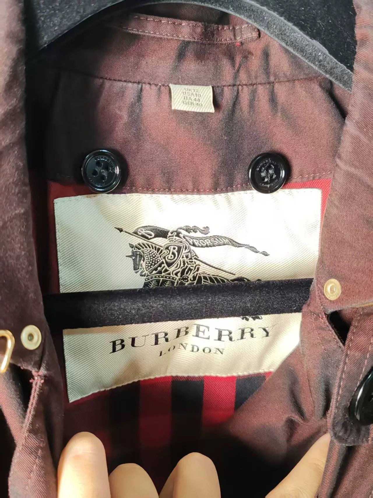 Burberry Burberry Coat Genuine Outerwear Size US M / EU 48-50 / 2 - 3 Thumbnail