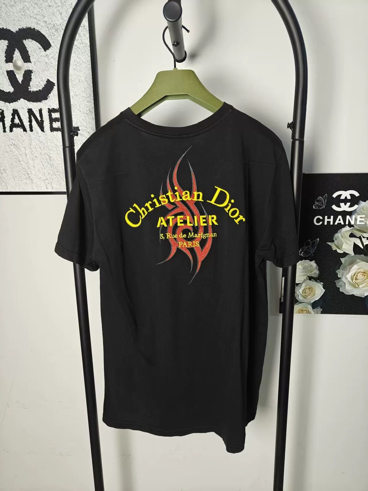 Dior Dior Embroidered Logo Short Sleeve T-Shirt Size US M / EU 48-50 / 2 - 2 Thumbnail