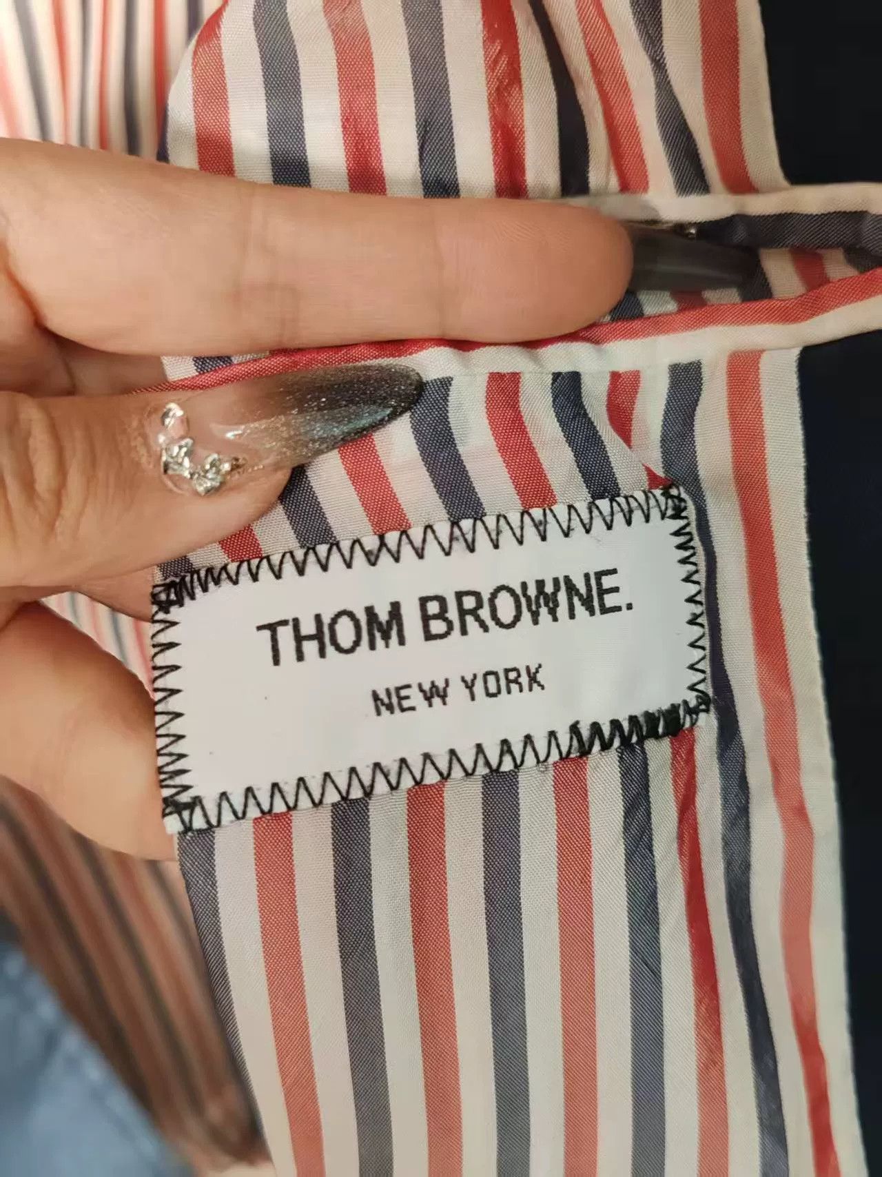 Thom Browne Thom Browne Baseball Jacket Genuine Leather Size US M / EU 48-50 / 2 - 3 Thumbnail