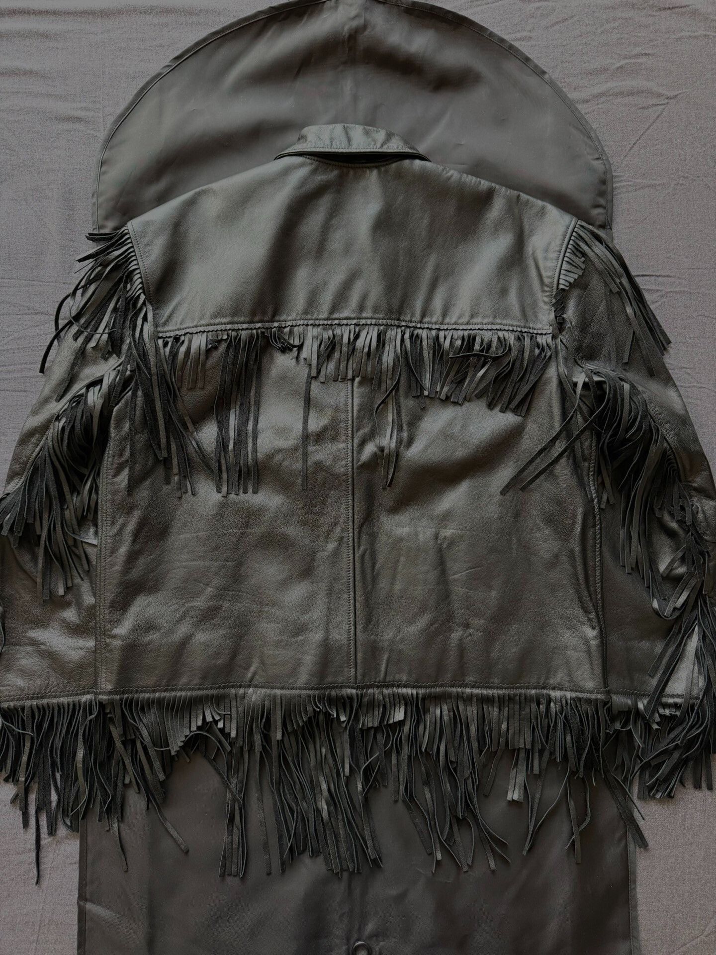 Balenciaga Balenciaga Fringed Leather Jacket Size XS / US 0-2 / IT 36-38 - 7 Thumbnail