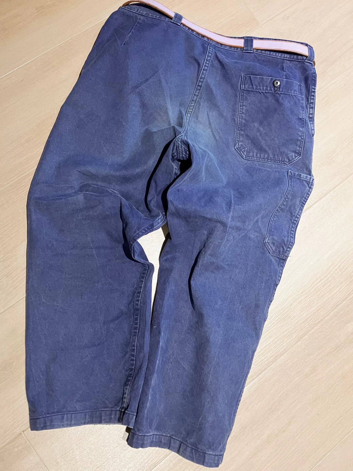 Vintage Vintage French Blue Work Pants Size US 30 / EU 46 - 7 Thumbnail