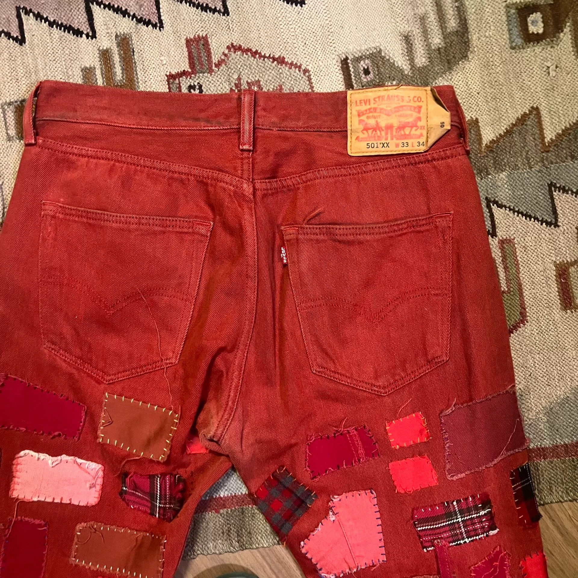 Levi's Vintage Clothing Levi's 501XX Vintage Remake Boro Jeans Size US 32 / EU 48 - 4 Thumbnail