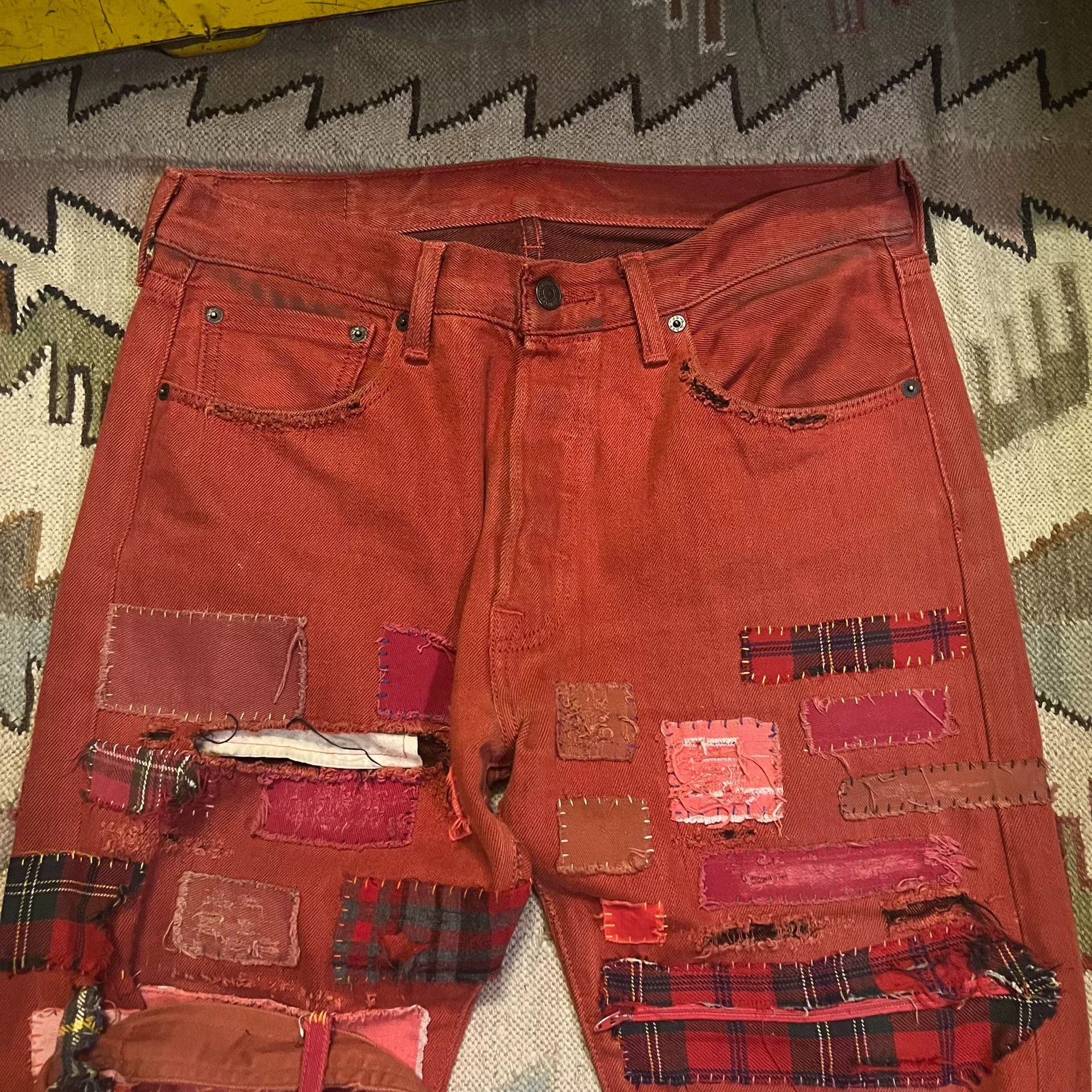 Levi's Vintage Clothing Levi's 501XX Vintage Remake Boro Jeans Size US 32 / EU 48 - 3 Thumbnail
