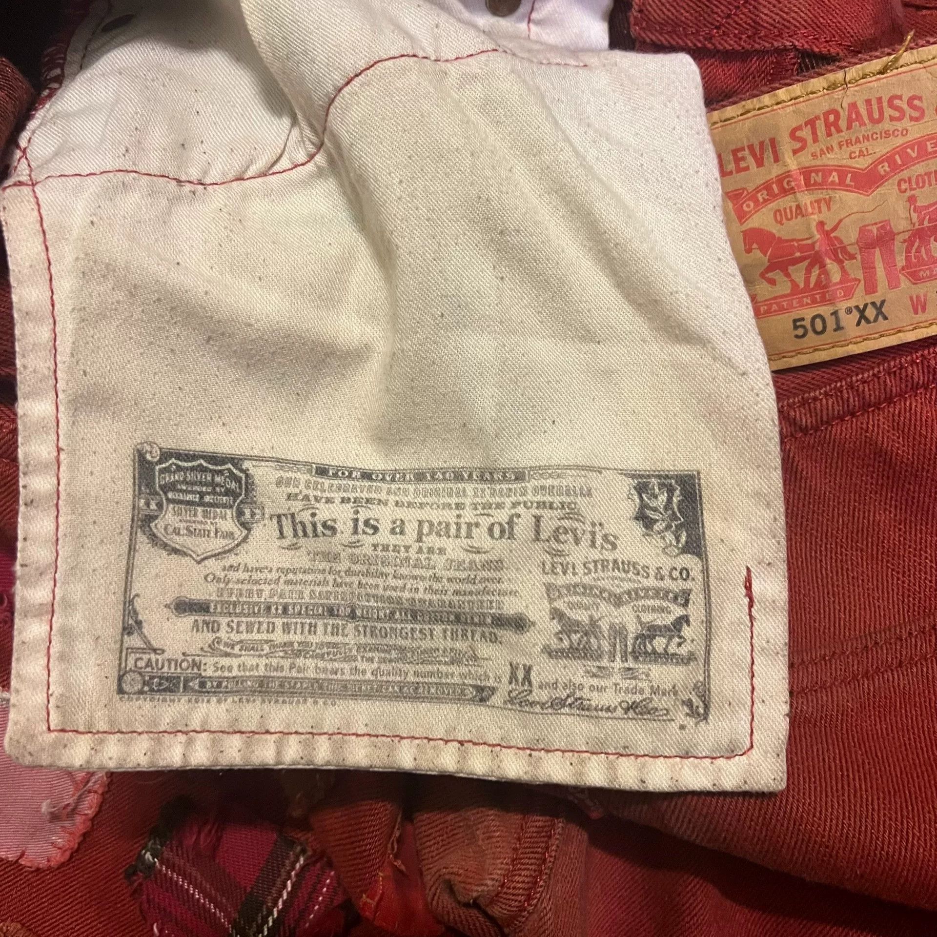 Levi's Vintage Clothing Levi's 501XX Vintage Remake Boro Jeans Size US 32 / EU 48 - 6 Thumbnail