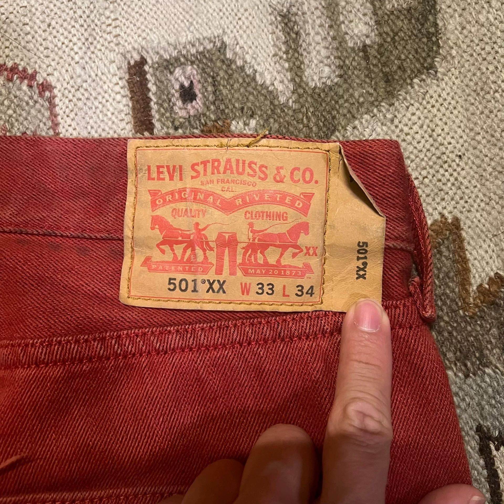 Levi's Vintage Clothing Levi's 501XX Vintage Remake Boro Jeans Size US 32 / EU 48 - 5 Thumbnail