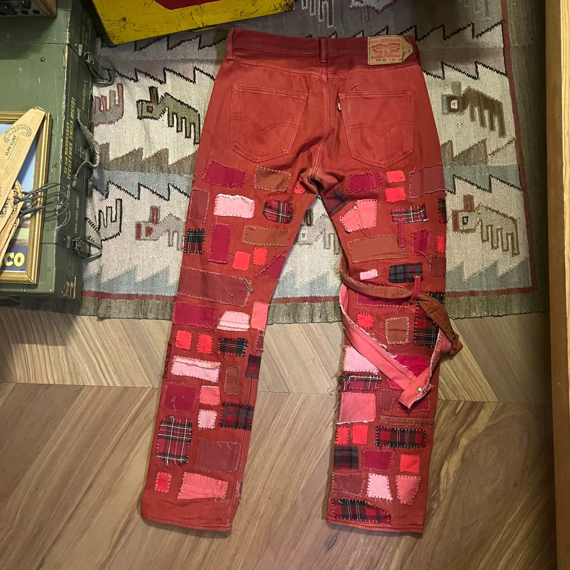 Levi's Vintage Clothing Levi's 501XX Vintage Remake Boro Jeans Size US 32 / EU 48 - 2 Thumbnail