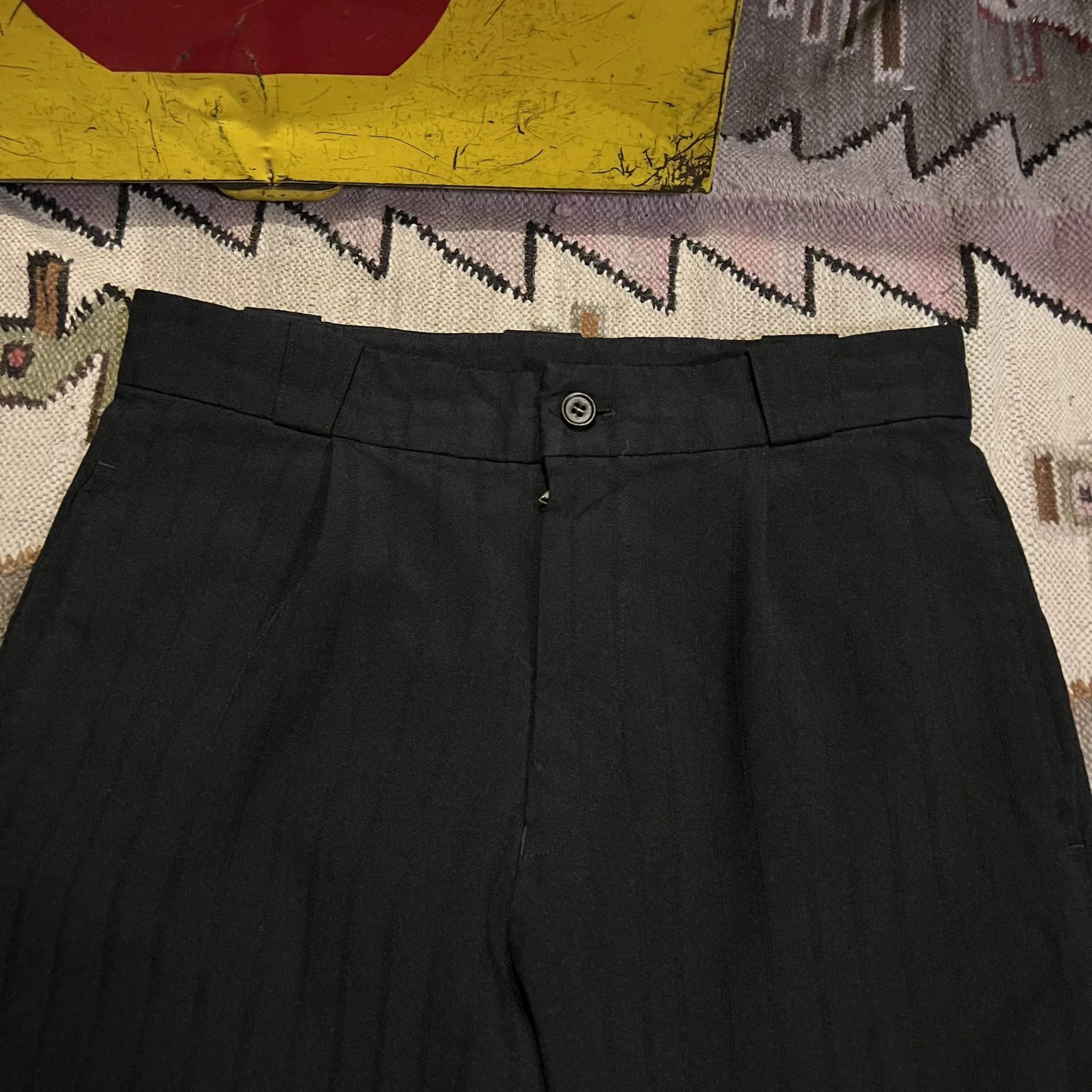 Comme des Garcons Comme des Garçons Black Long Pants Size US 30 / EU 46 - 4 Thumbnail