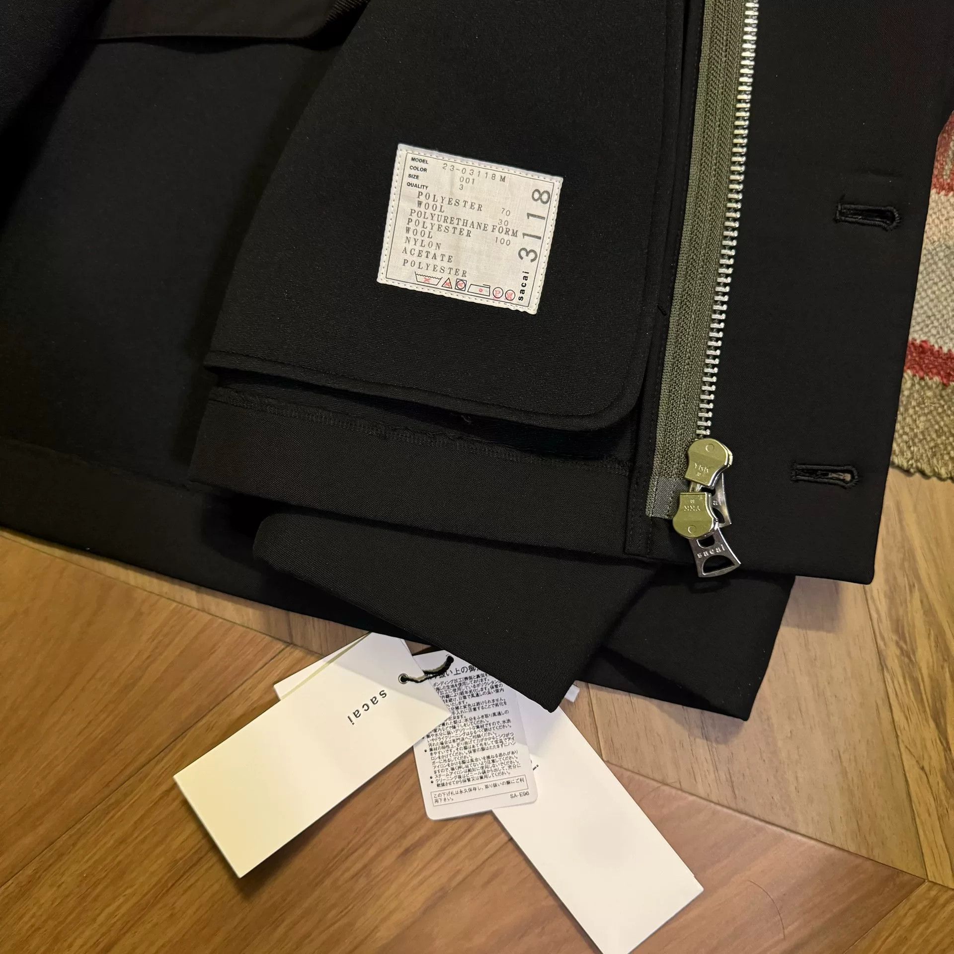 Comme des Garcons Sacai Button-Up Padded Jacket Size US M / EU 48-50 / 2 - 4 Thumbnail
