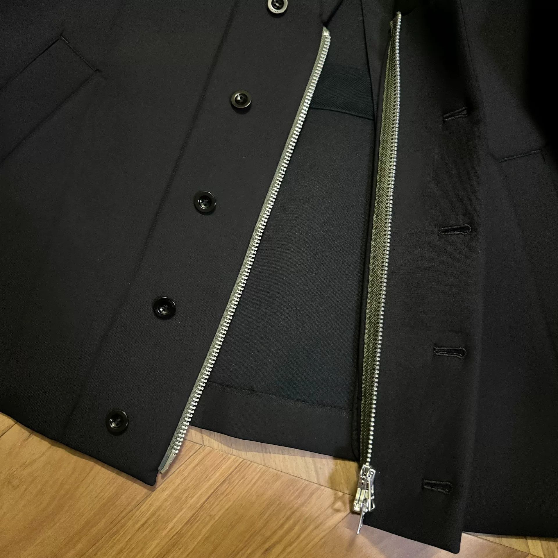 Comme des Garcons Sacai Button-Up Padded Jacket Size US M / EU 48-50 / 2 - 5 Thumbnail