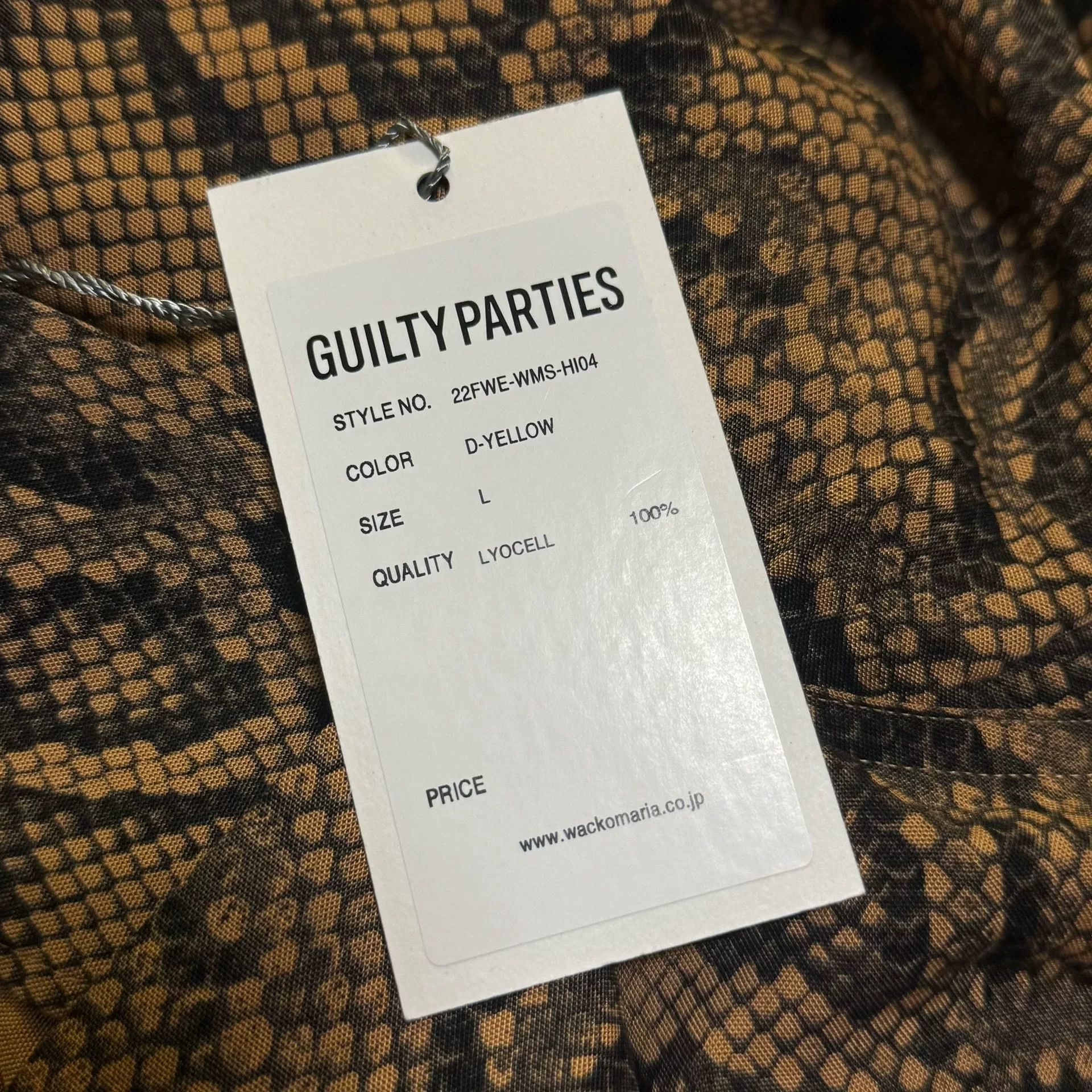 Comme des Garcons Wacko Maria Snake Print Long Sleeve Shirt Size US M / EU 48-50 / 2 - 5 Thumbnail