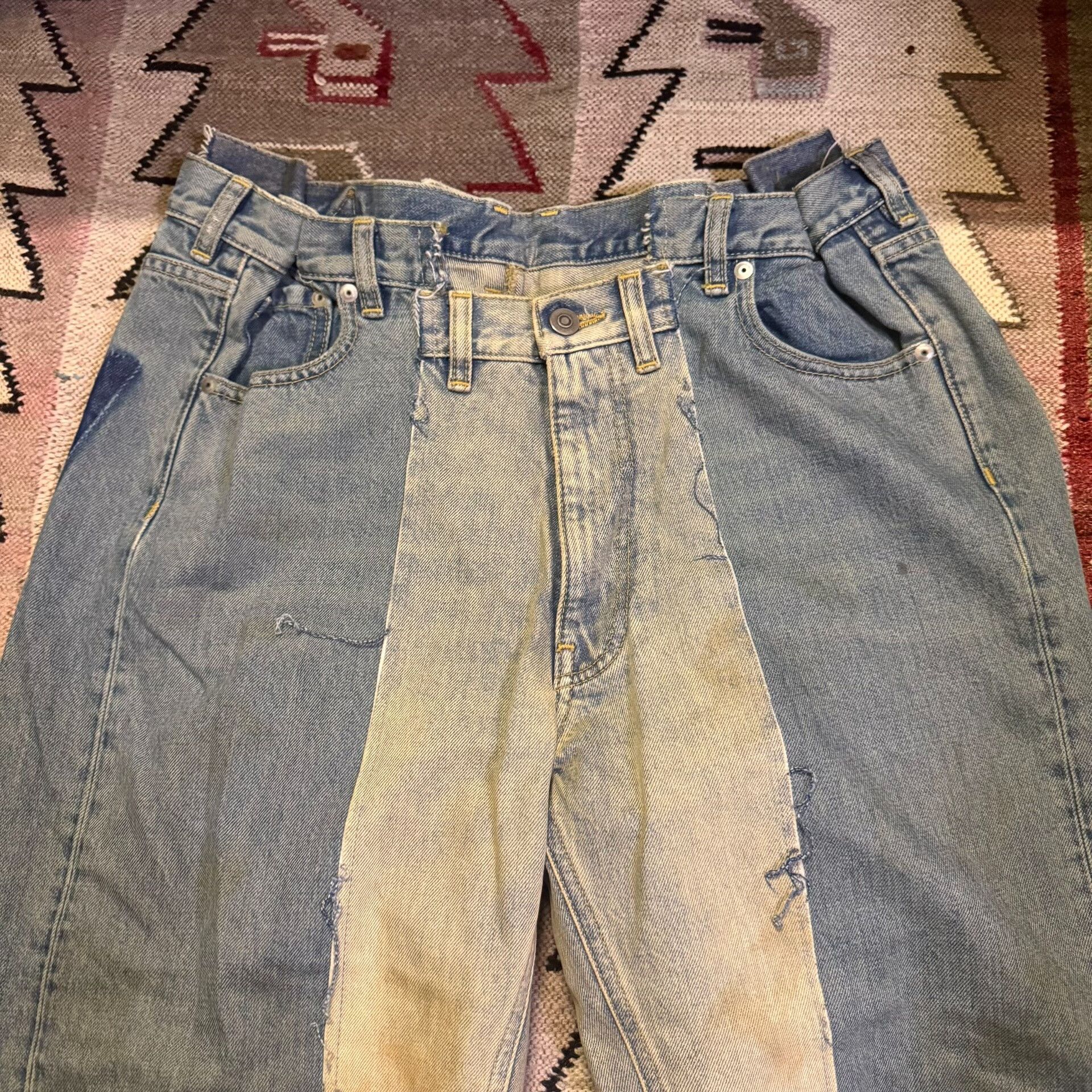 Maison Margiela Maison Margiela Denim Patchwork Jeans Size US 30 / EU 46 - 2 Thumbnail