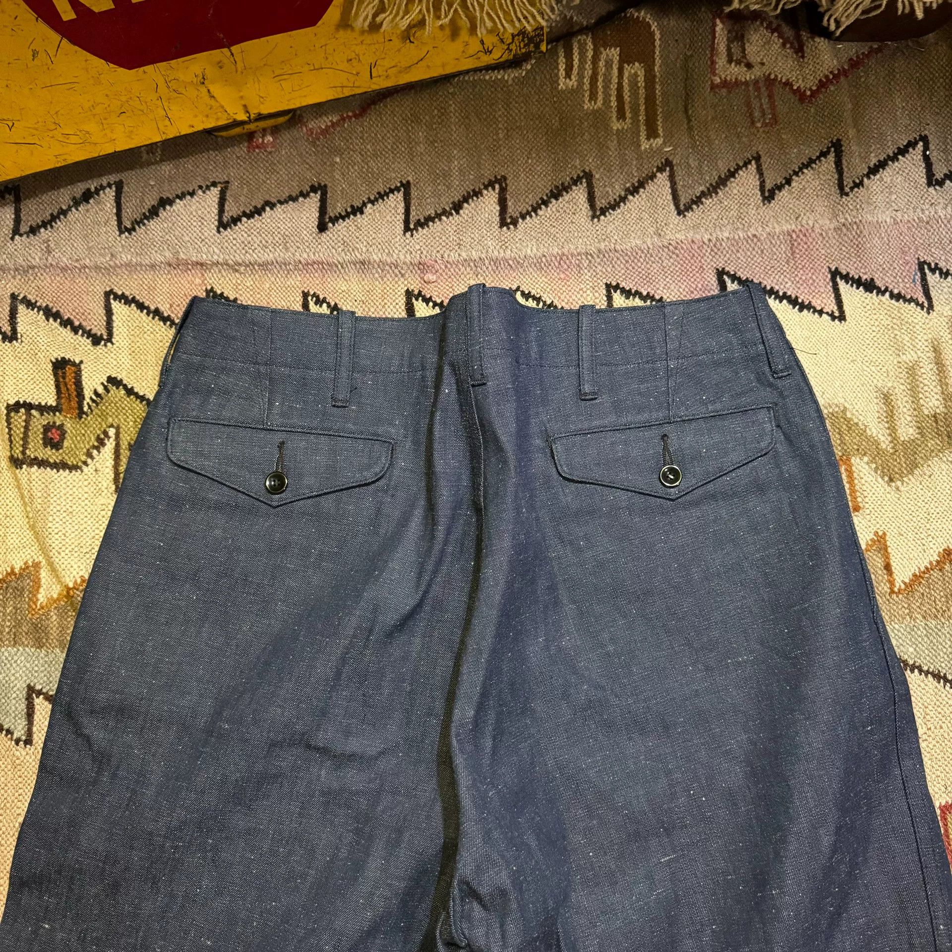 Vintage New Japanese USMC Denim Trousers Size US 32 / EU 48 - 6 Thumbnail