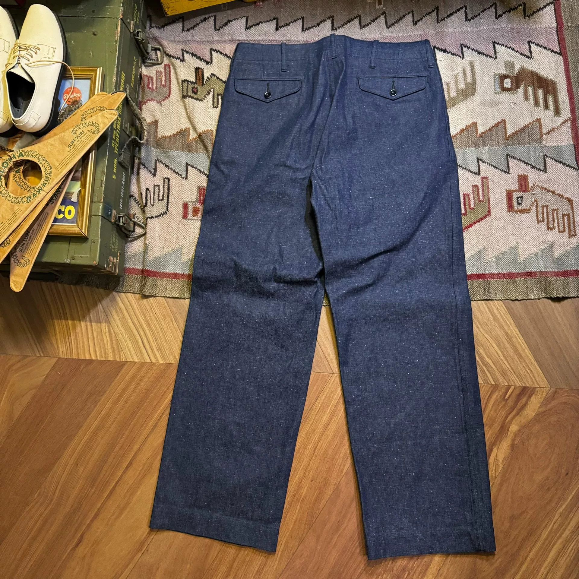 Vintage New Japanese USMC Denim Trousers Size US 32 / EU 48 - 2 Thumbnail