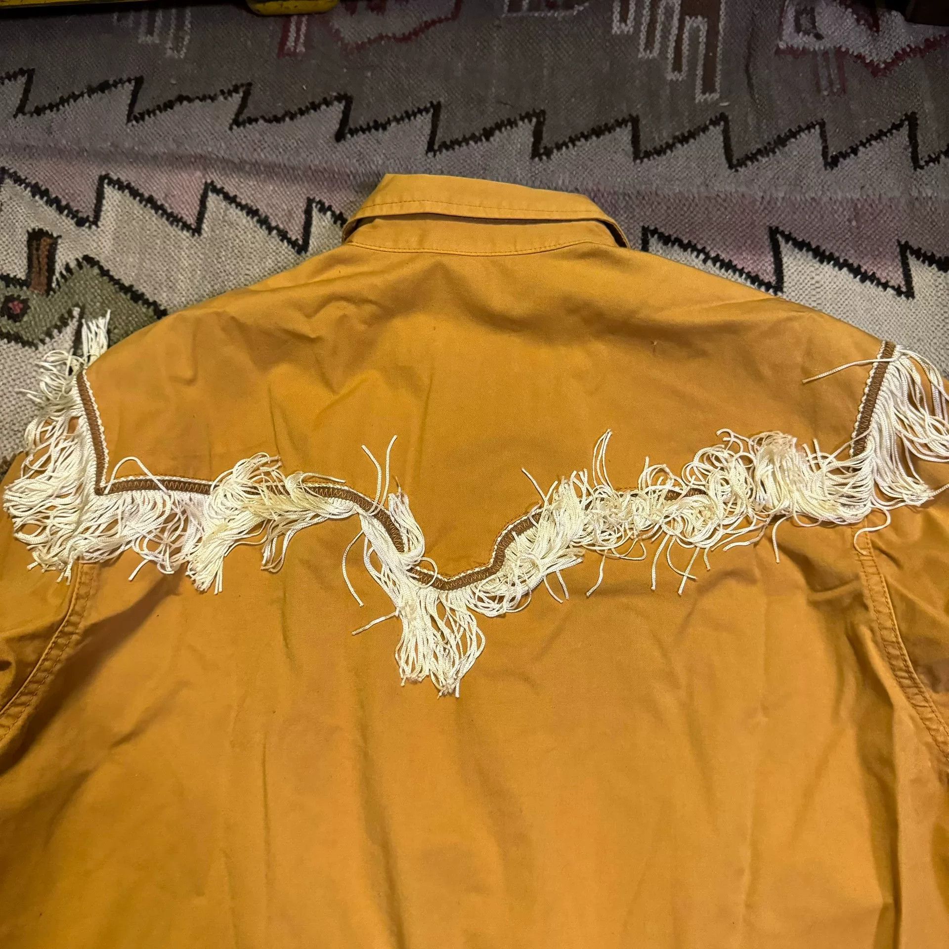 TOGA VIRILIS Vintage Western Fringe Shirt Size US S / EU 44-46 / 1 - 5 Thumbnail