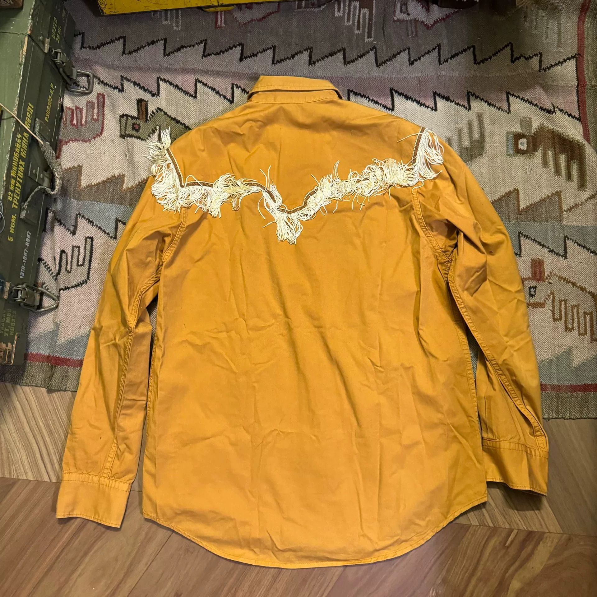TOGA VIRILIS Vintage Western Fringe Shirt Size US S / EU 44-46 / 1 - 3 Thumbnail