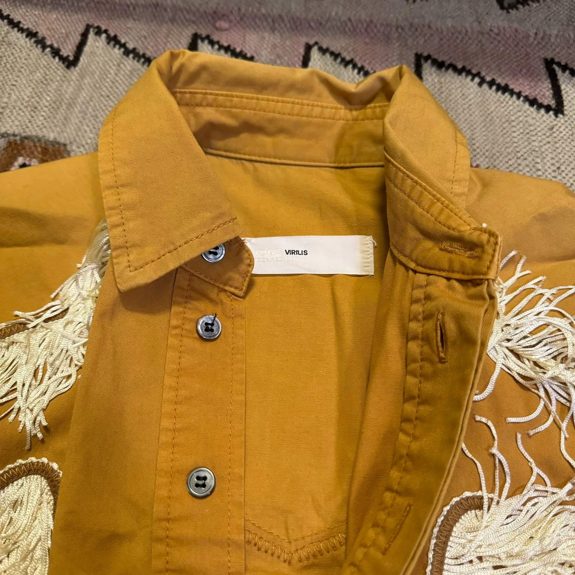 TOGA VIRILIS Vintage Western Fringe Shirt Size US S / EU 44-46 / 1 - 4 Thumbnail