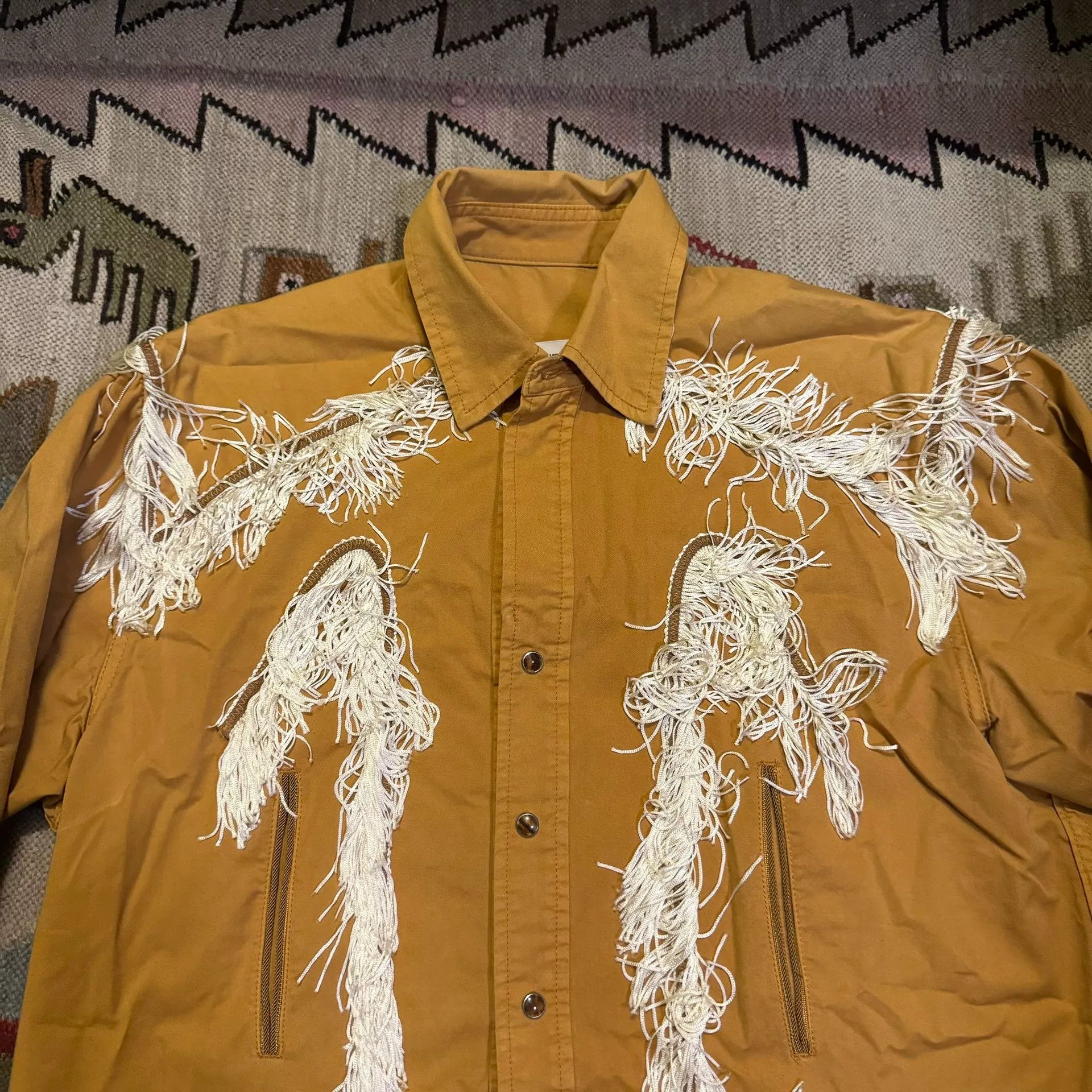 TOGA VIRILIS Vintage Western Fringe Shirt Size US S / EU 44-46 / 1 - 2 Thumbnail