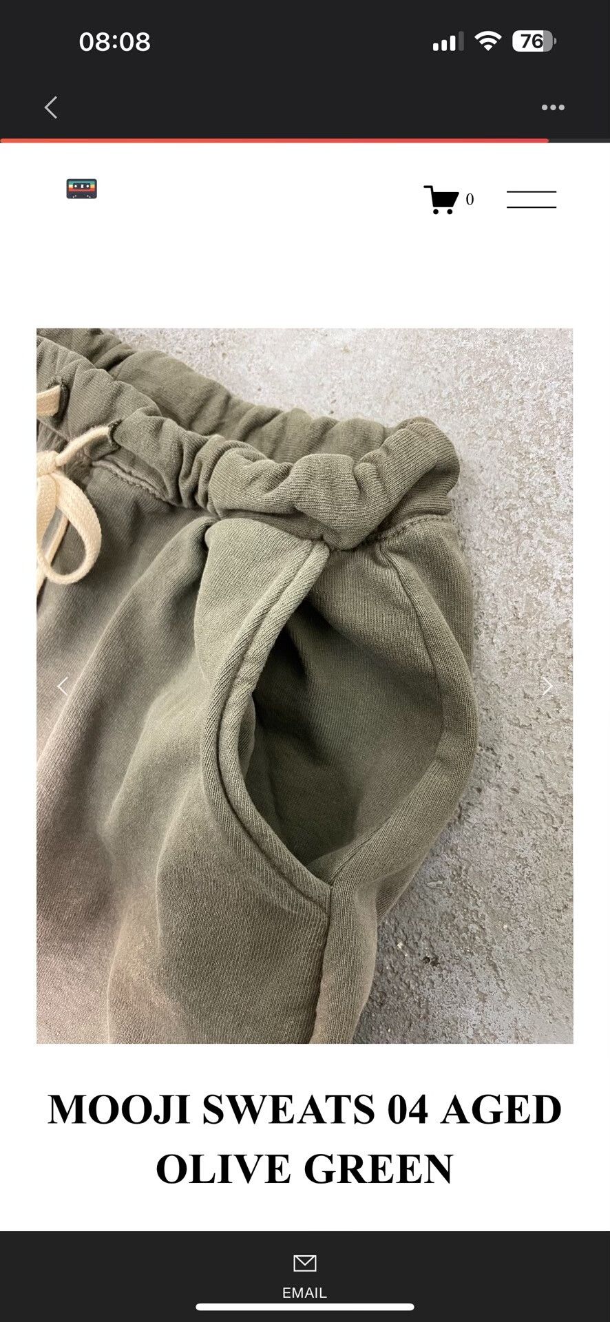 MOOJIMOOJIUS Aged Olive Green Mooji Sweats Size US 30 / EU 46 - 5 Thumbnail