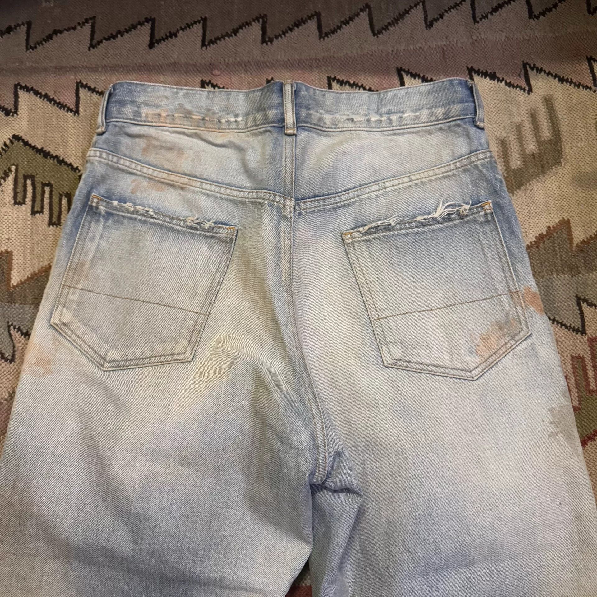 Vintage Distressed Selvedge Denim Pants Size US 32 / EU 48 - 6 Thumbnail