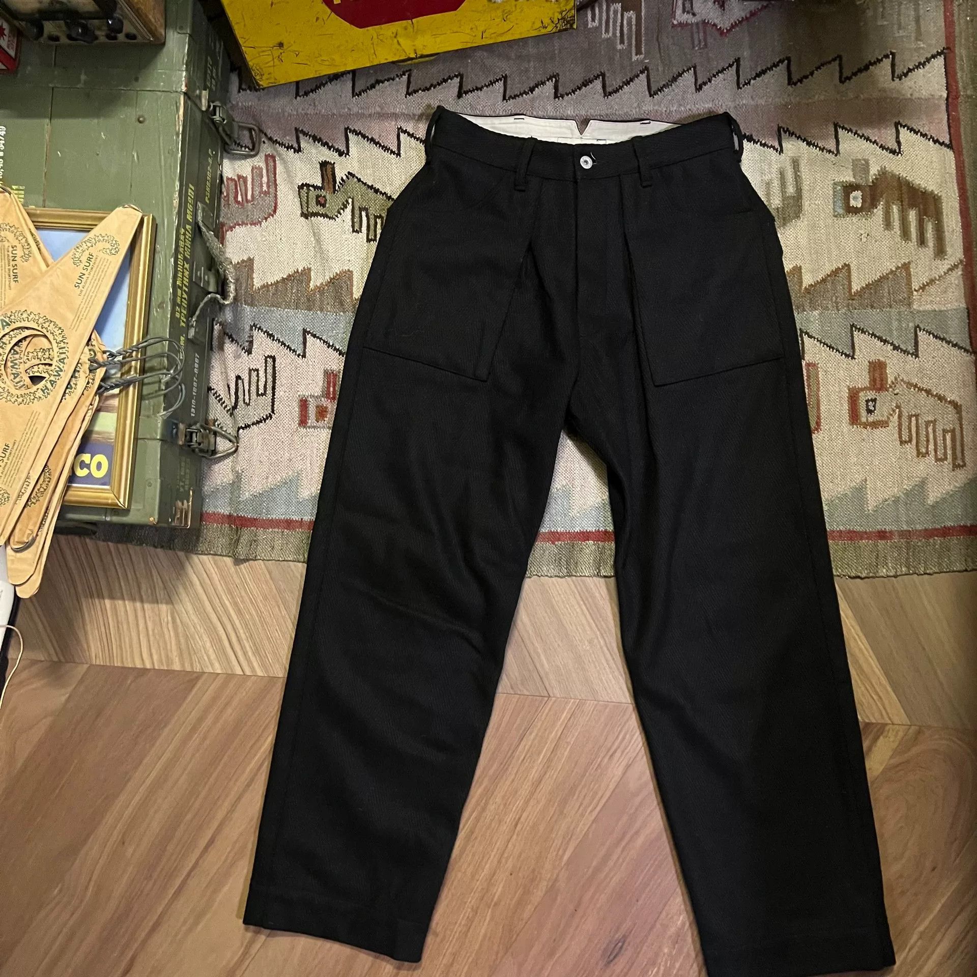 Vintage Black Willow Pants for Stylish Outfits Size US 32 / EU 48 - 3 Thumbnail
